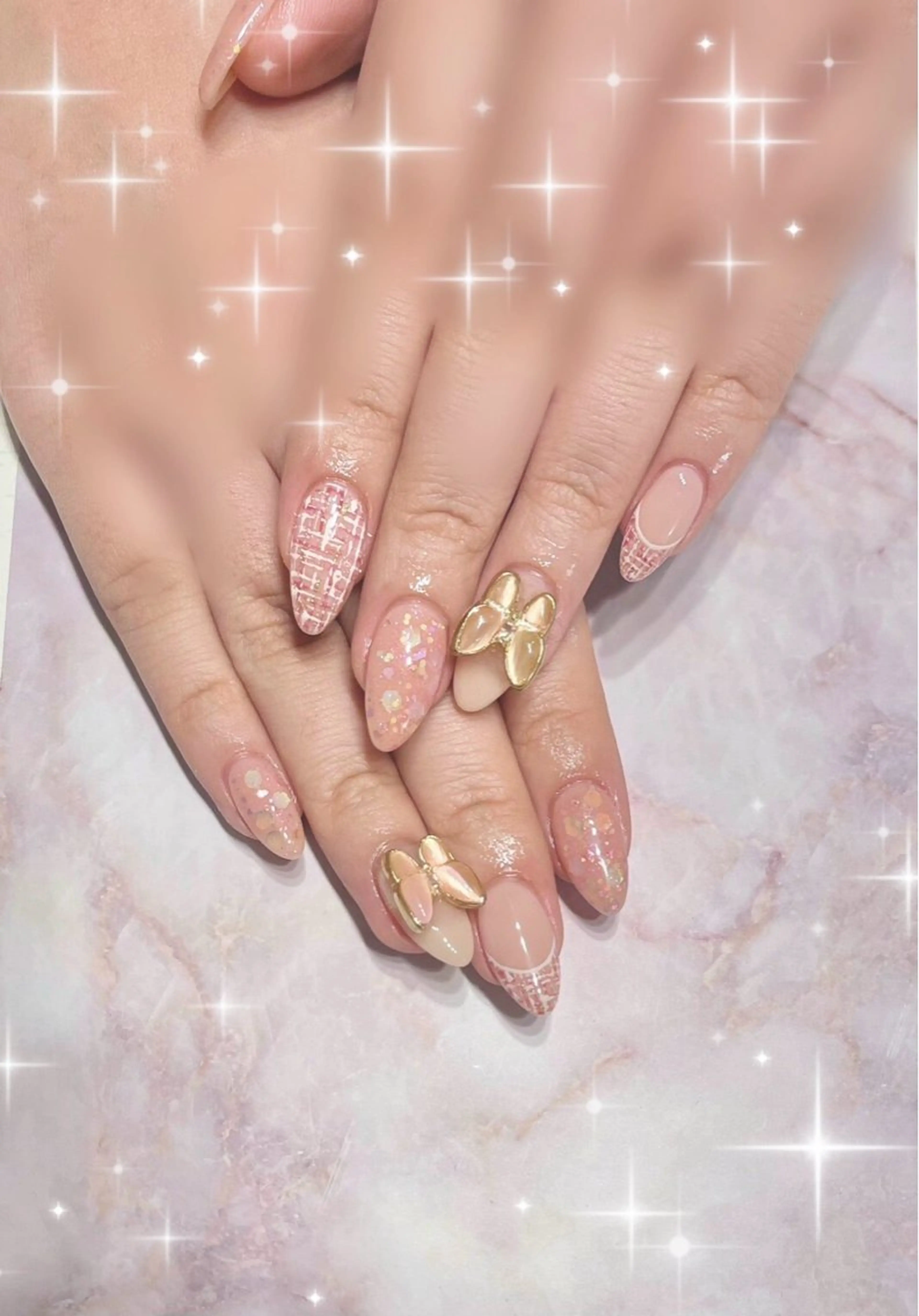 ネイル 持ち込み ハンドネイル oki kurumiのネイルデザイン