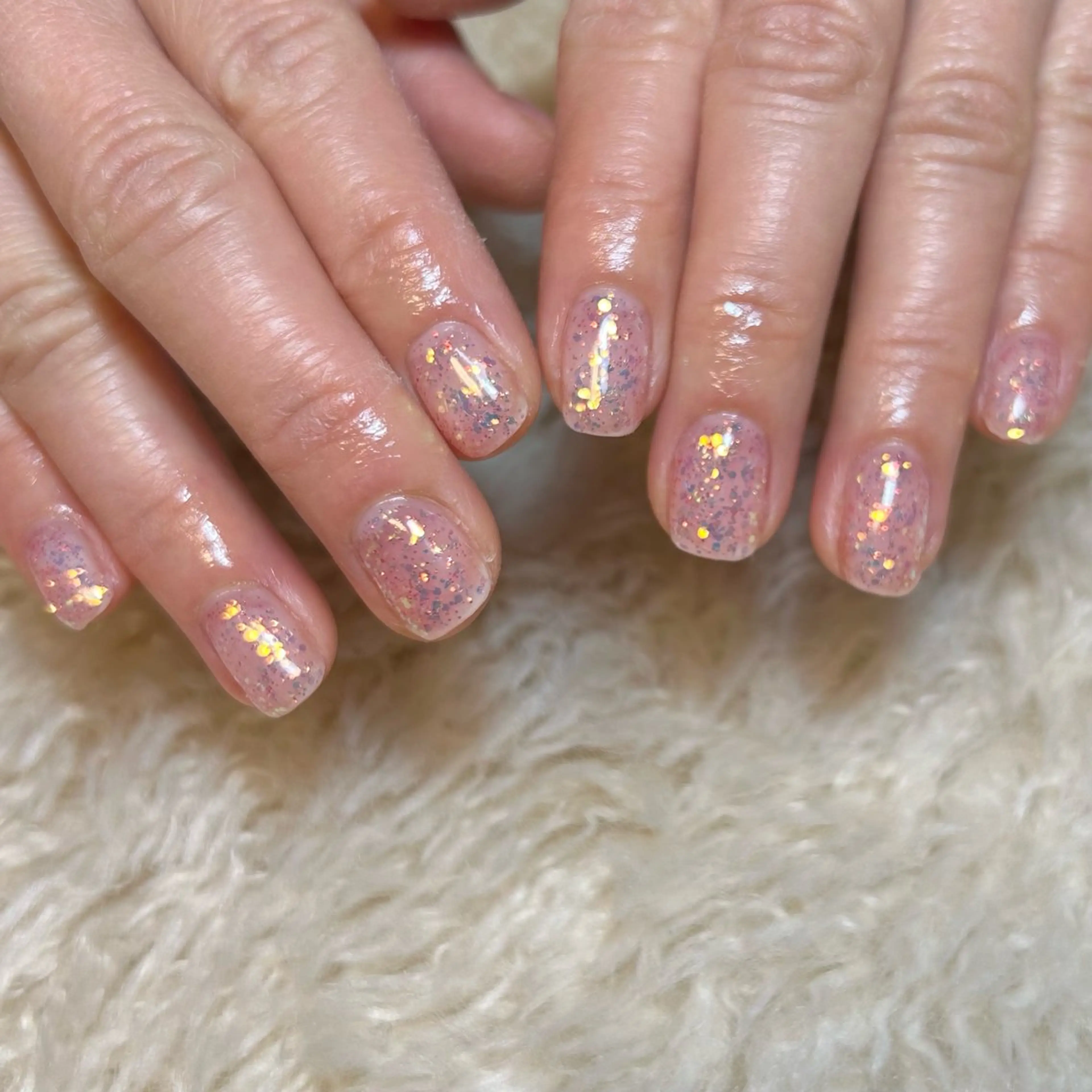 ネイル ラメ(グリッター) ワンカラーネイル nailsalon kiii'sのネイルデザイン