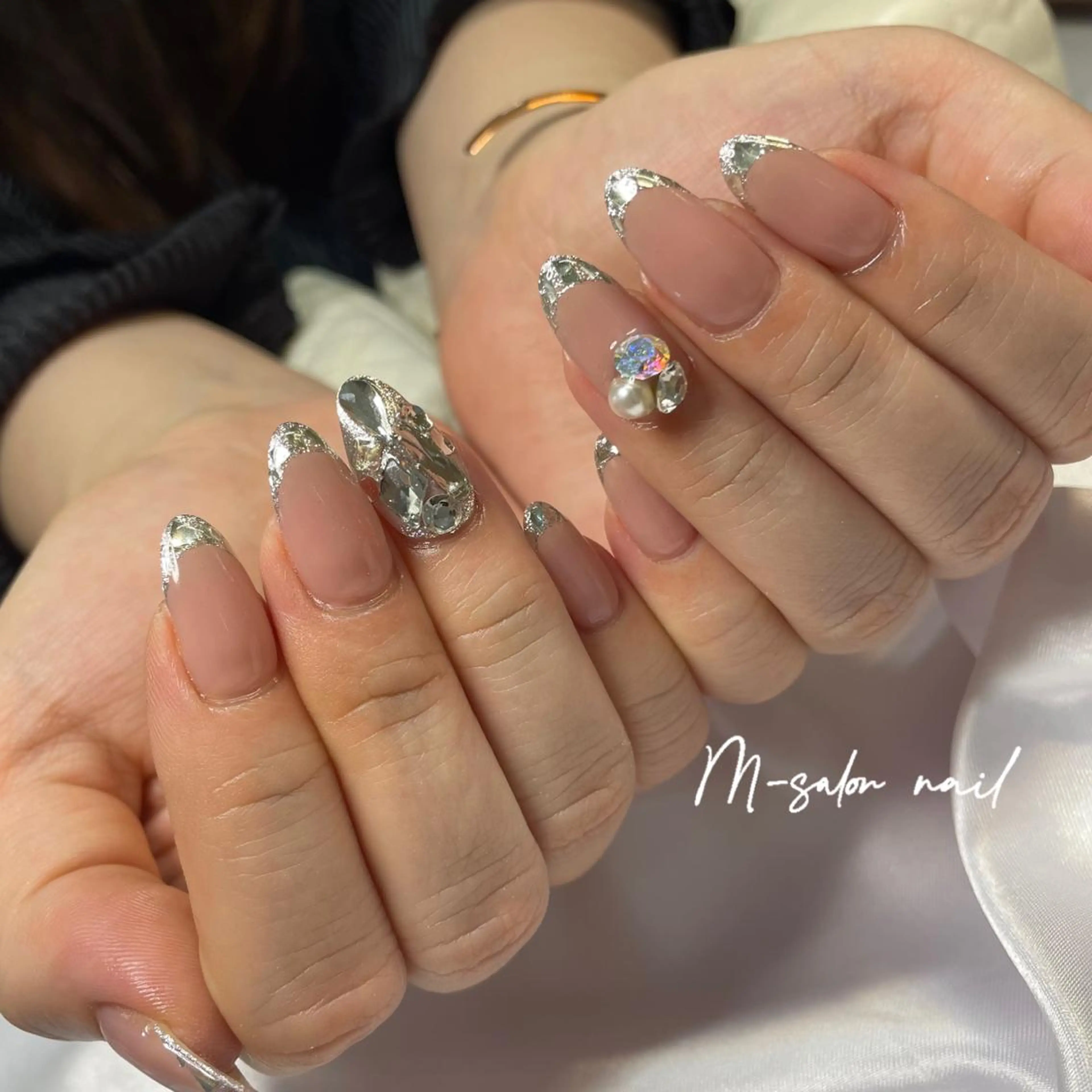 ネイル ハンドネイル 韓国/網紅/パーツ M-salonのネイルデザイン