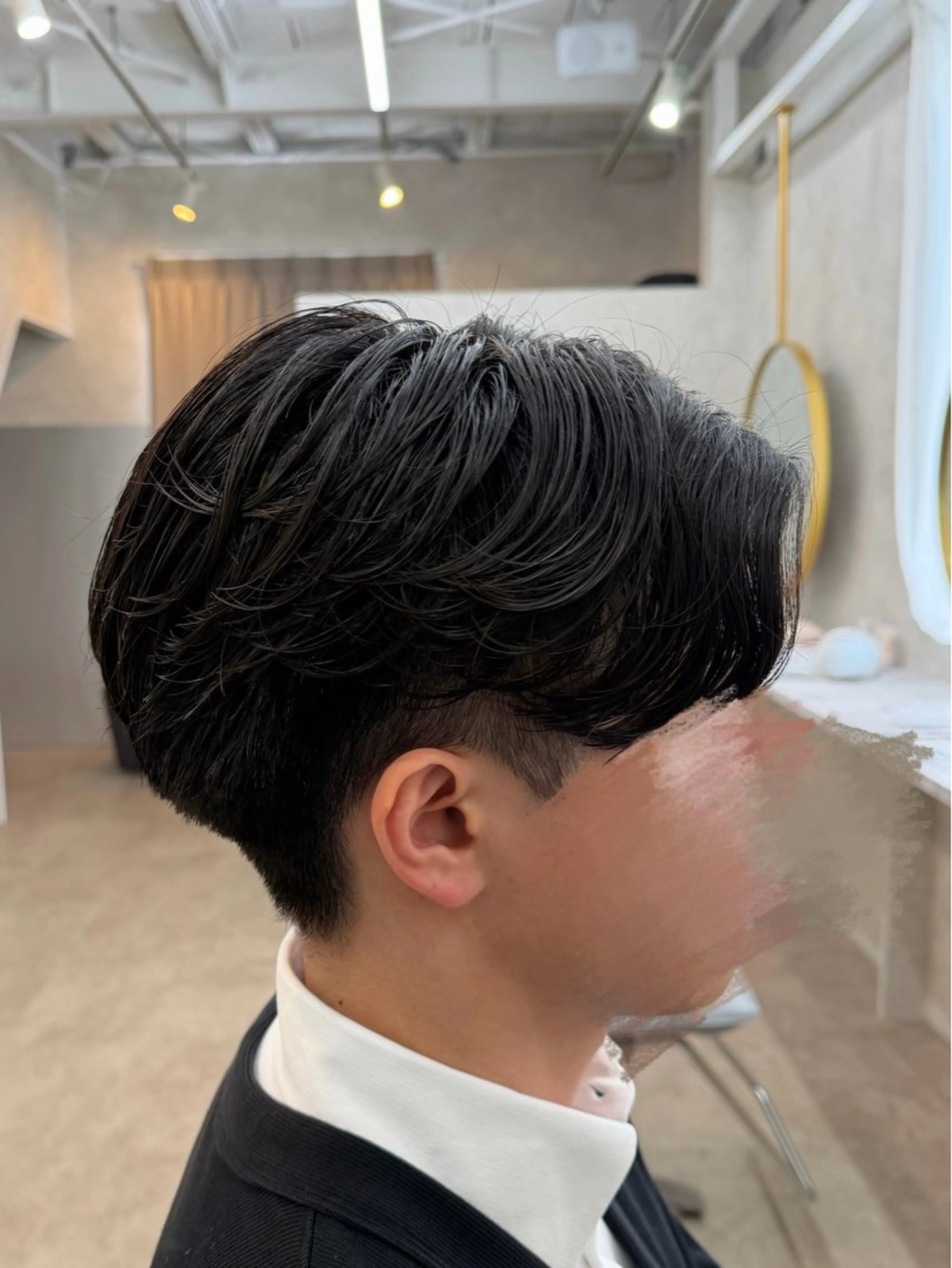 メンズ ニュアンスパーマ🌀 毛流れ🩶イザベラのヘアスタイル