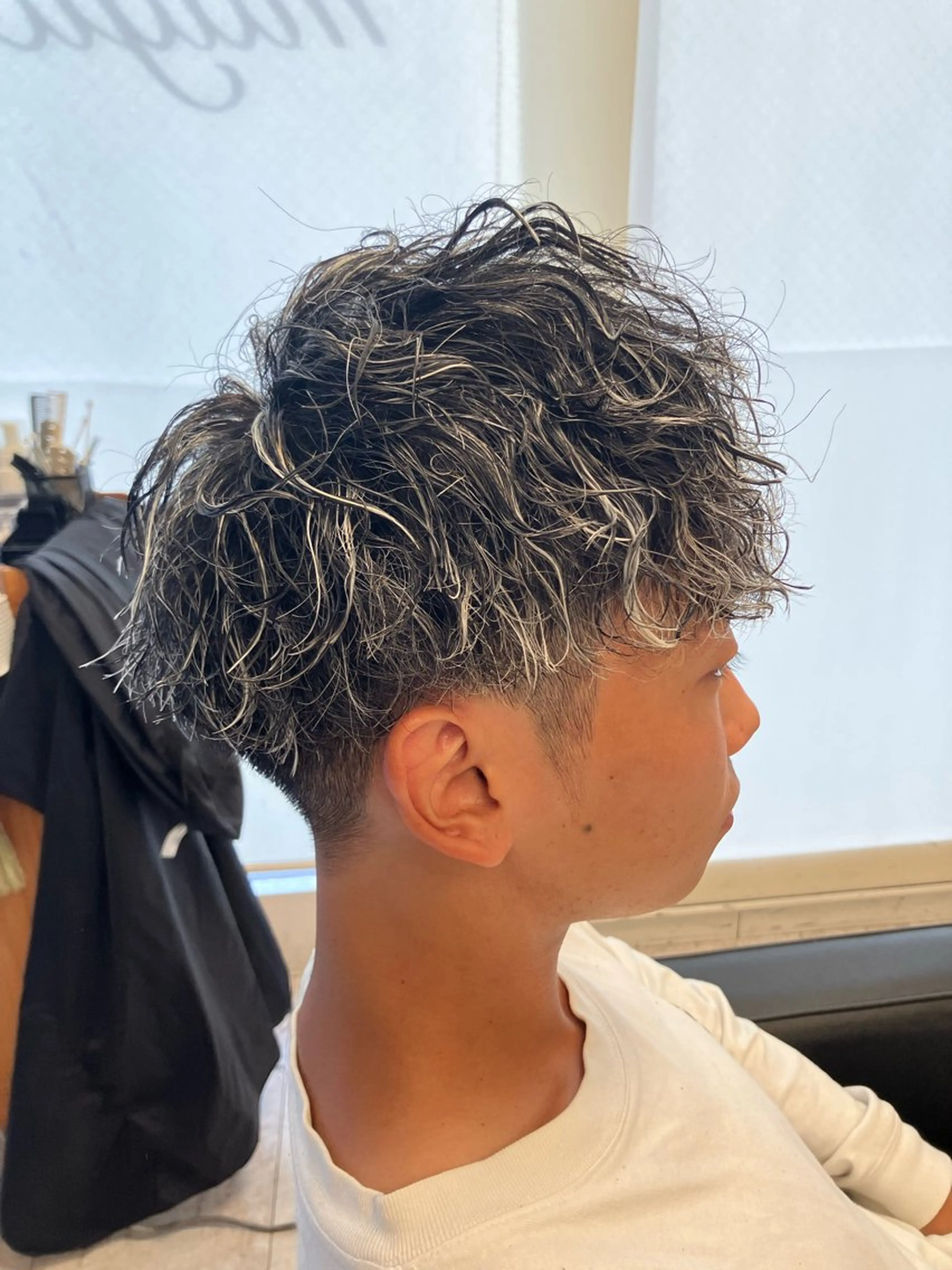 パーマ メンズ カット パーマ メンズ特化/パーマ/ フェードWATARUのヘアスタイル