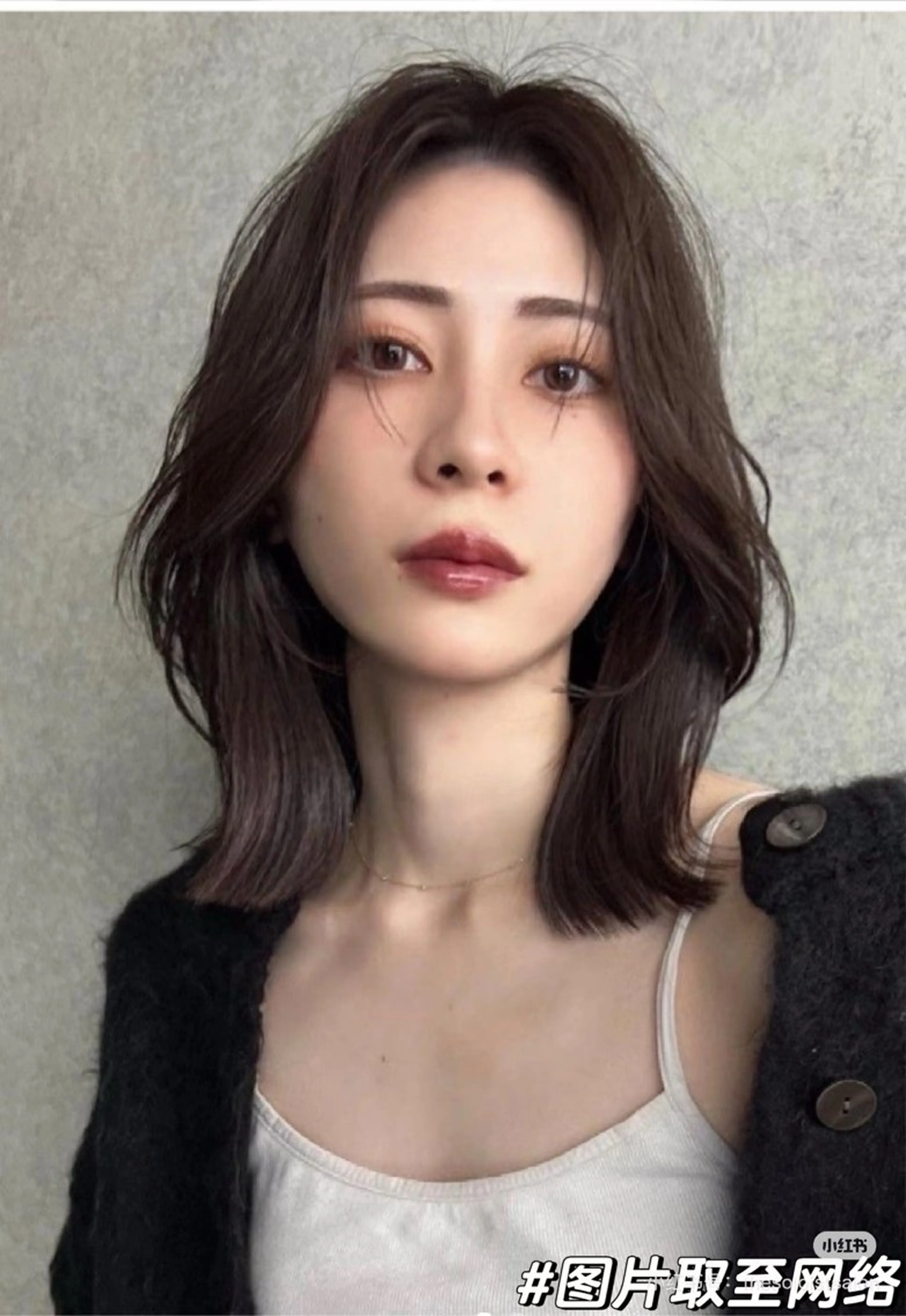 ミディアム カラー ヘアアレンジ ブリーチ ブリーチなしカラー GLanz 朱蒙のヘアスタイル