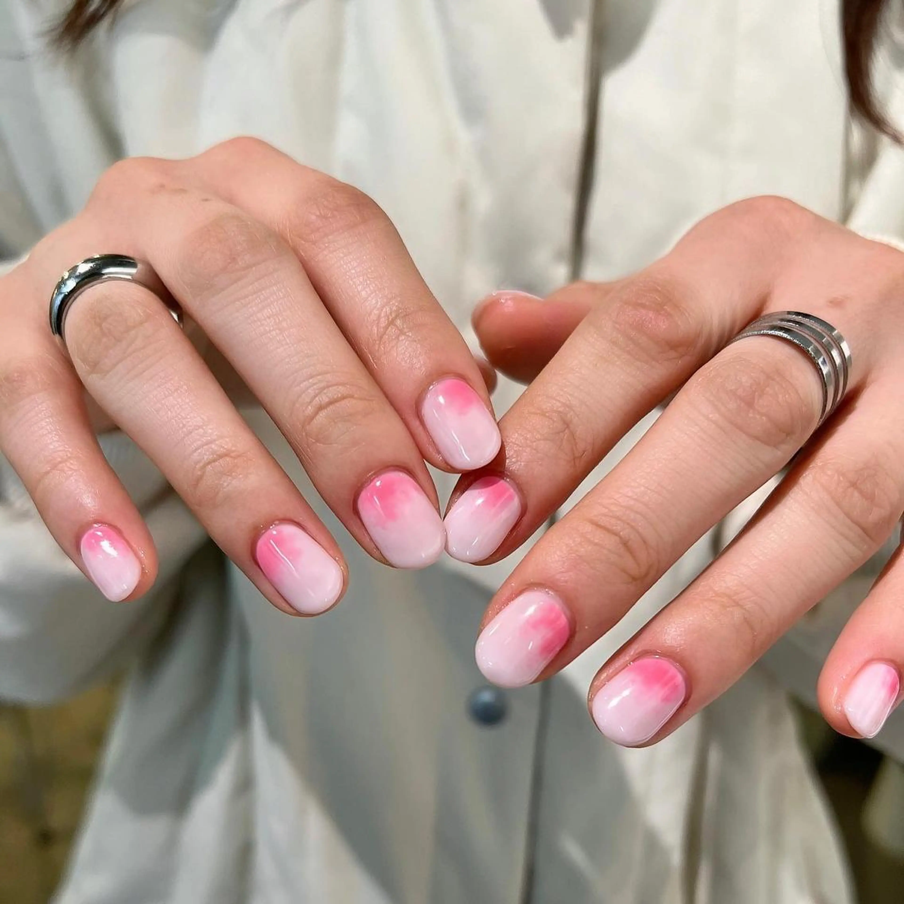 ネイル アートネイル 持ち込み ニュアンスネイル Nico所属・Nico🌛 Karenのネイルデザイン