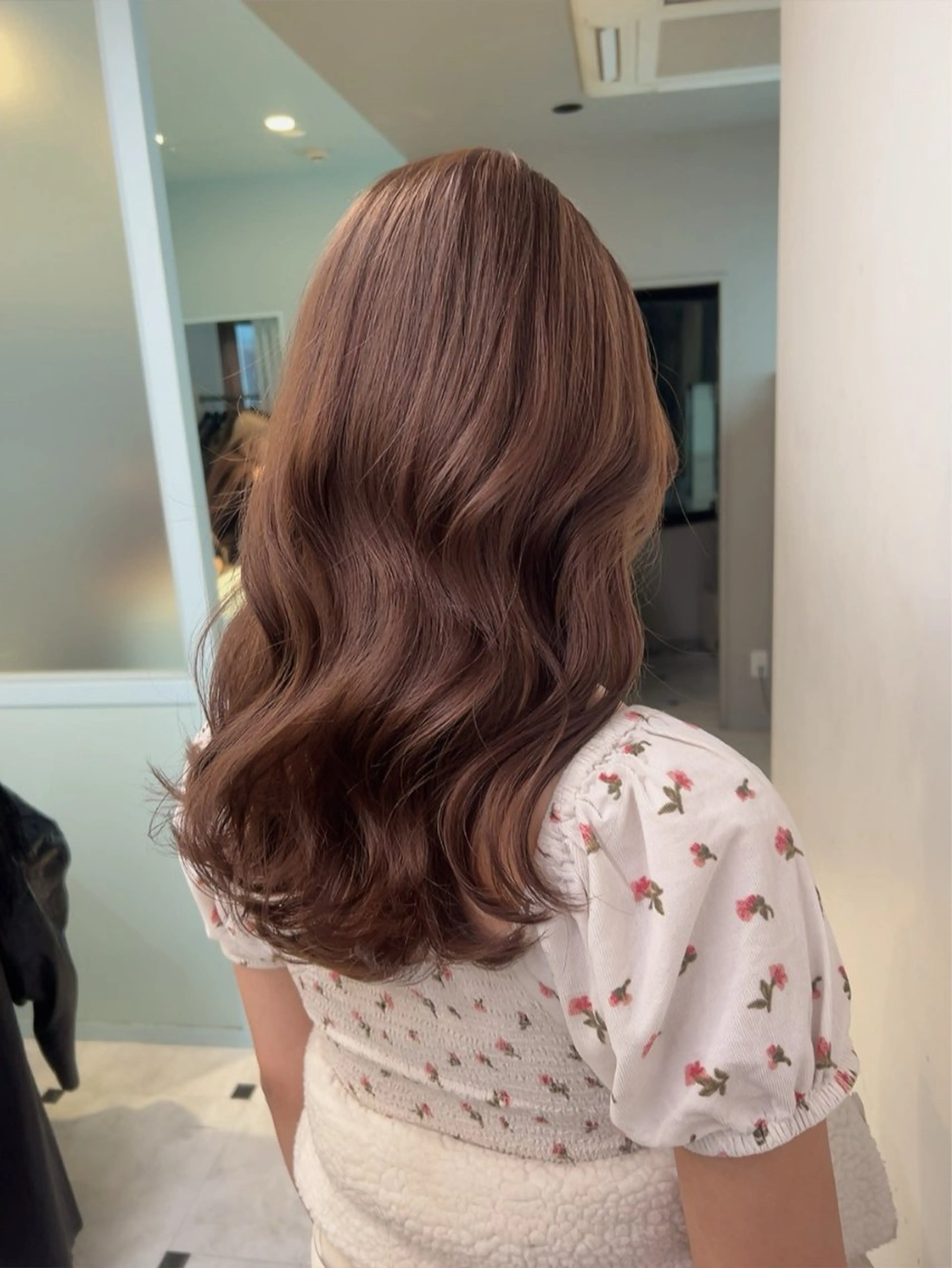 セミロング カラー ヘアカラー トリートメント 🥞ベージュ系カラー 【すずきりほ】🥞のヘアスタイル