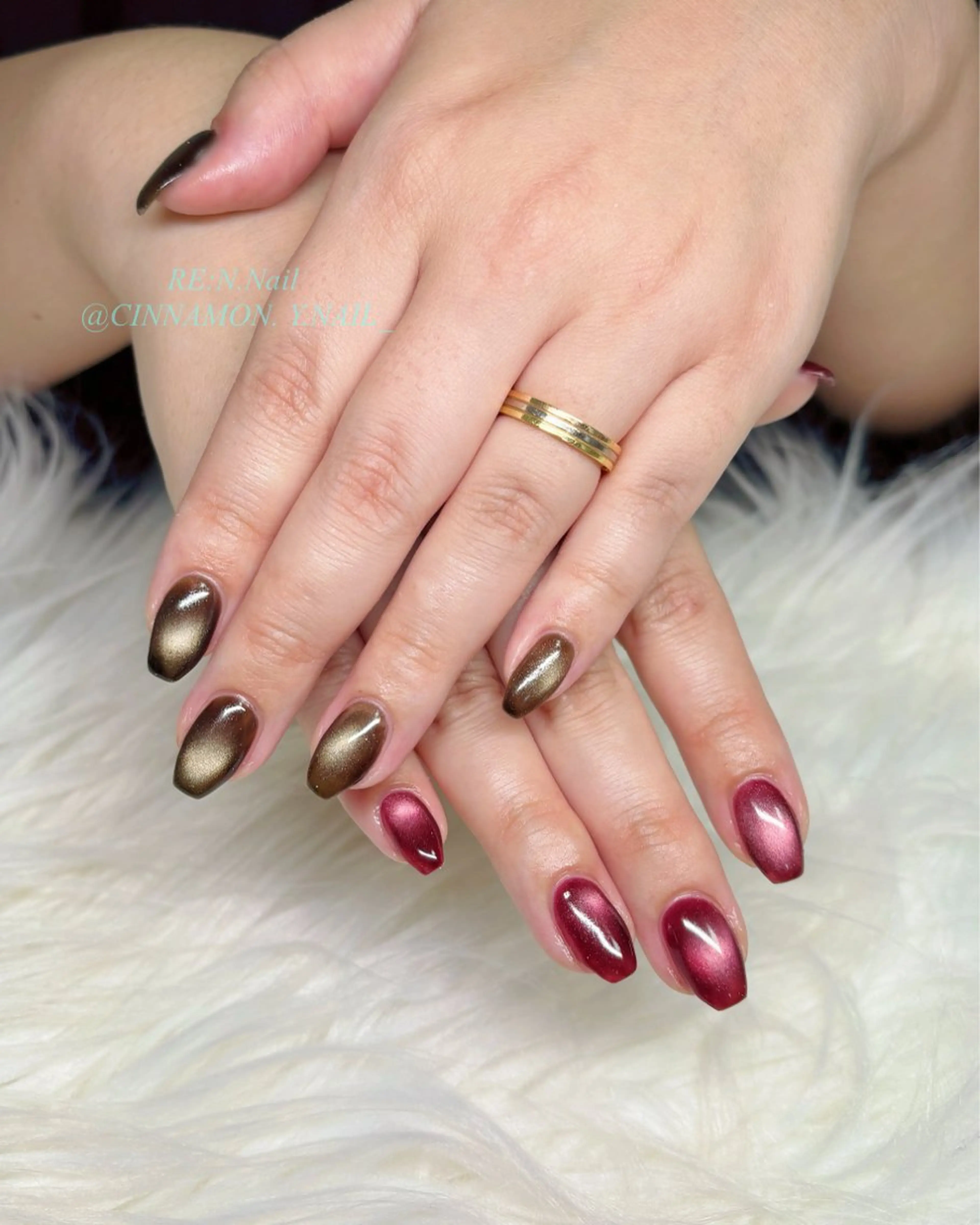 ネイル ハンドネイル Yuna🩵 RE:N.Nailのネイルデザイン