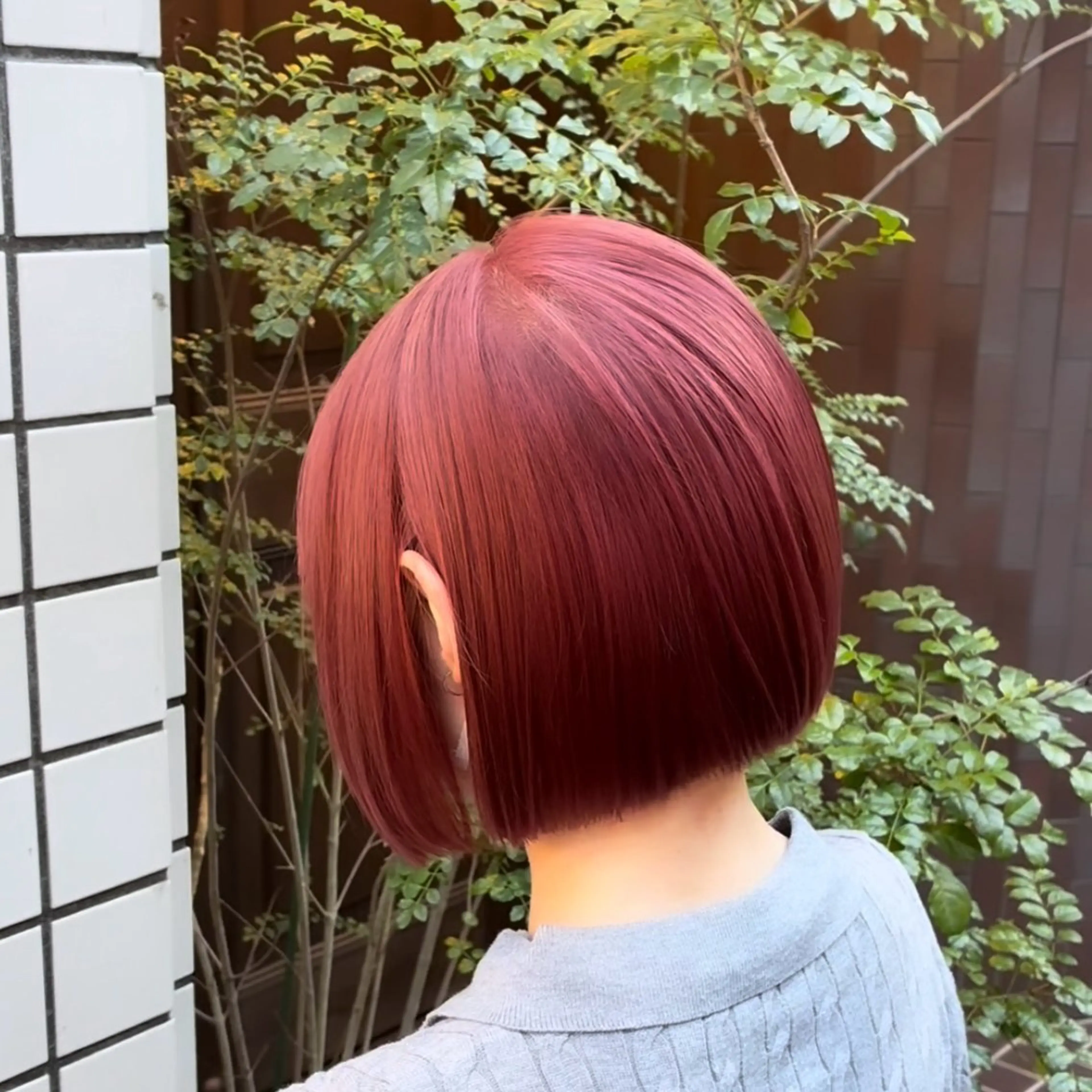 ショート カット ヘアカラー トリートメント ハイトーン/レイヤー カット/TAKEのヘアスタイル