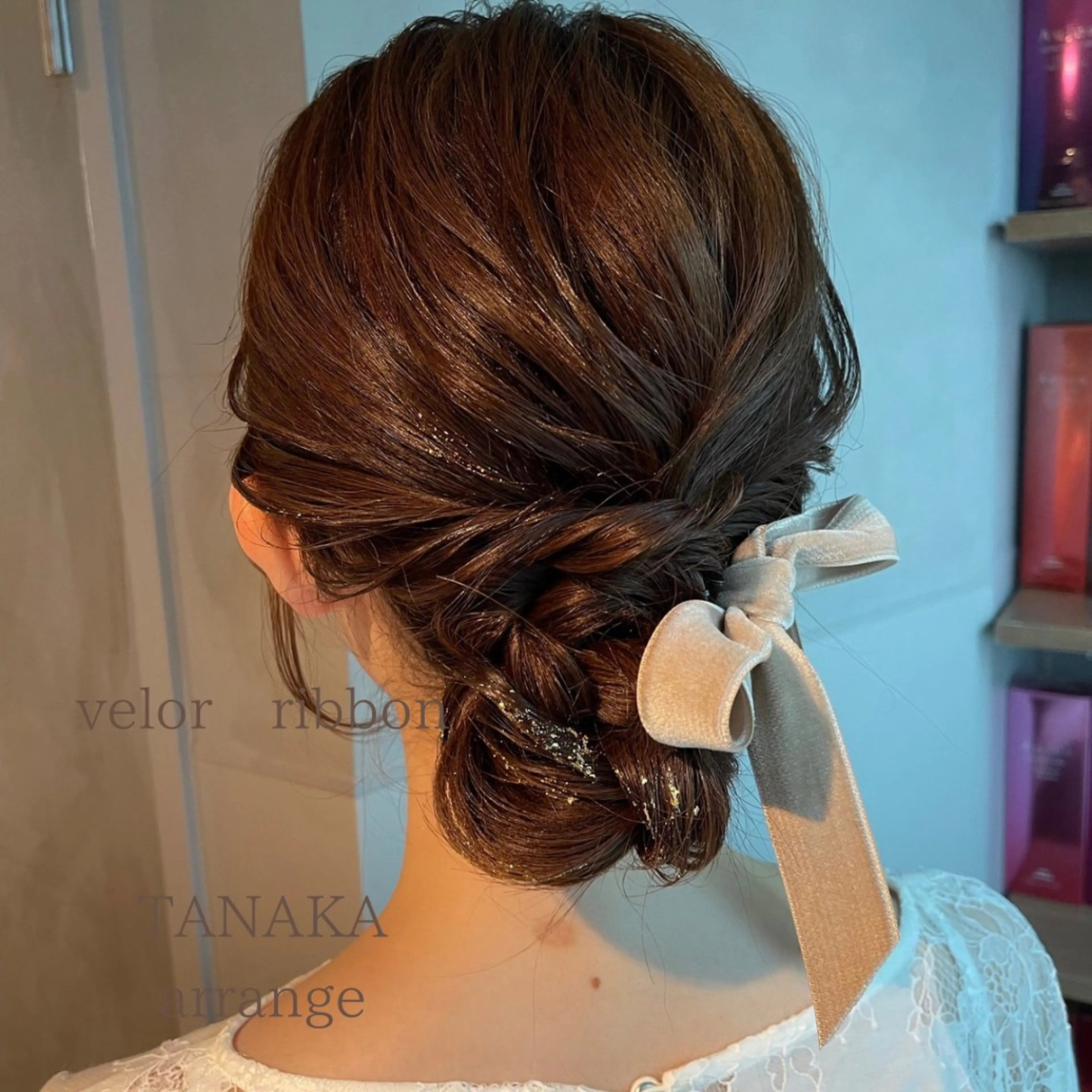 ヘアアレンジ 結婚式・ブライダル 卒業式のヘアスタイル ヘアセット charm《銀座》 ヘアセット/縮毛矯正のヘアスタイル