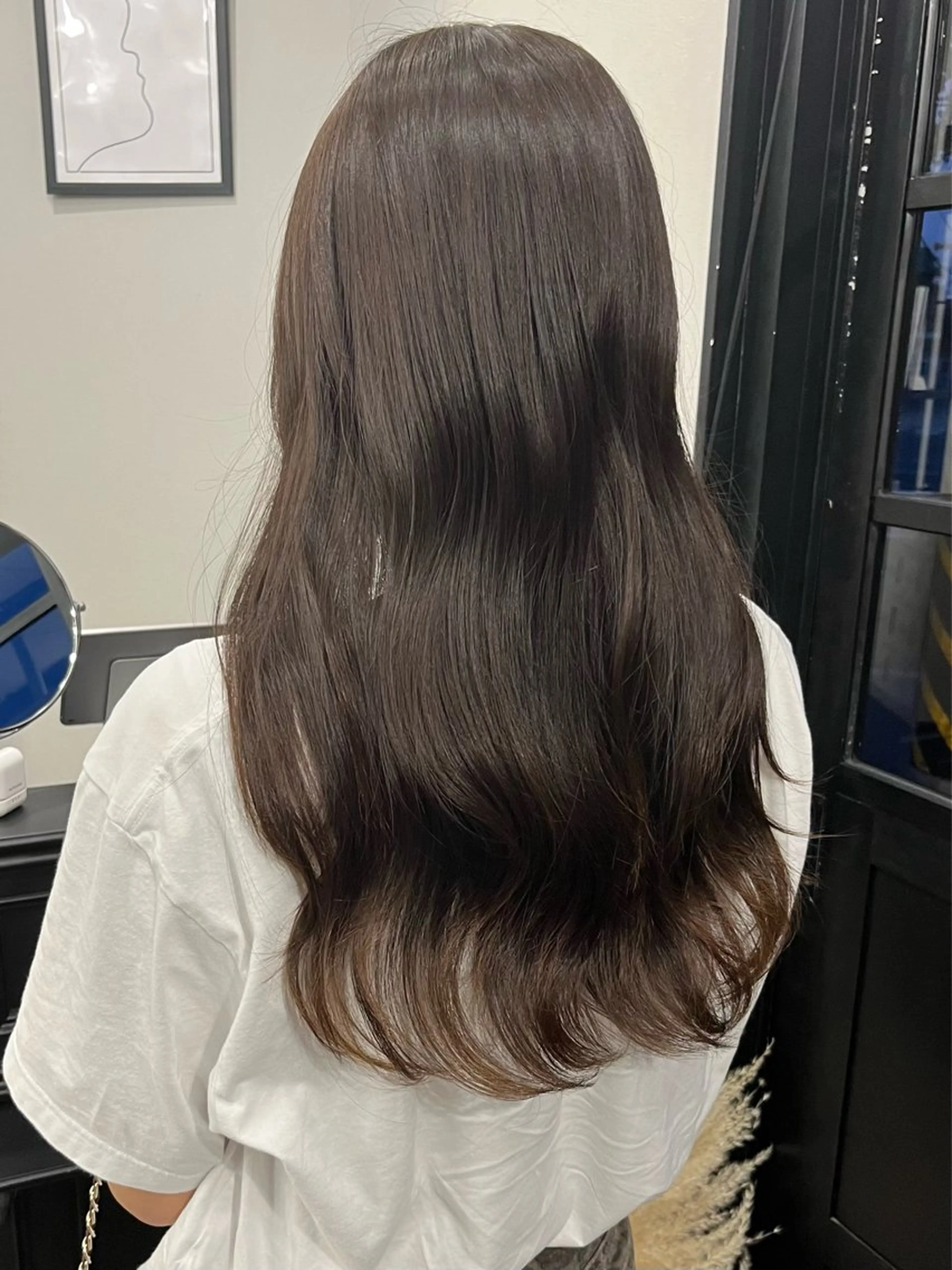 ロング カラー ヘアカラー トリートメント セジールヘアメゾン所属・韓国レイヤー/透明感 カラー🐈曾根高のヘアスタイル