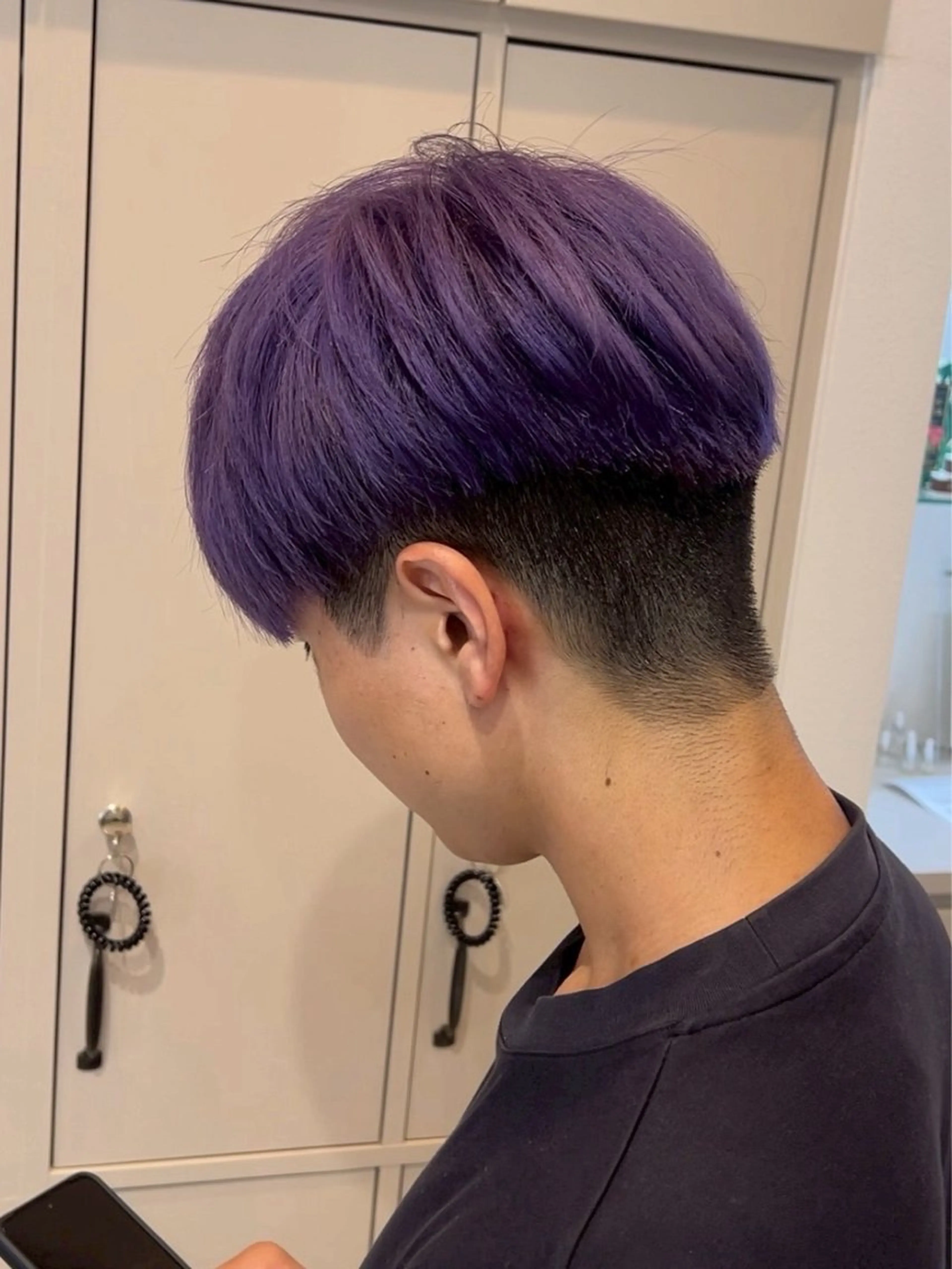 ショート メンズ カット ヘアカラー パーマ/ハイトーン /吉田眞のヘアスタイル