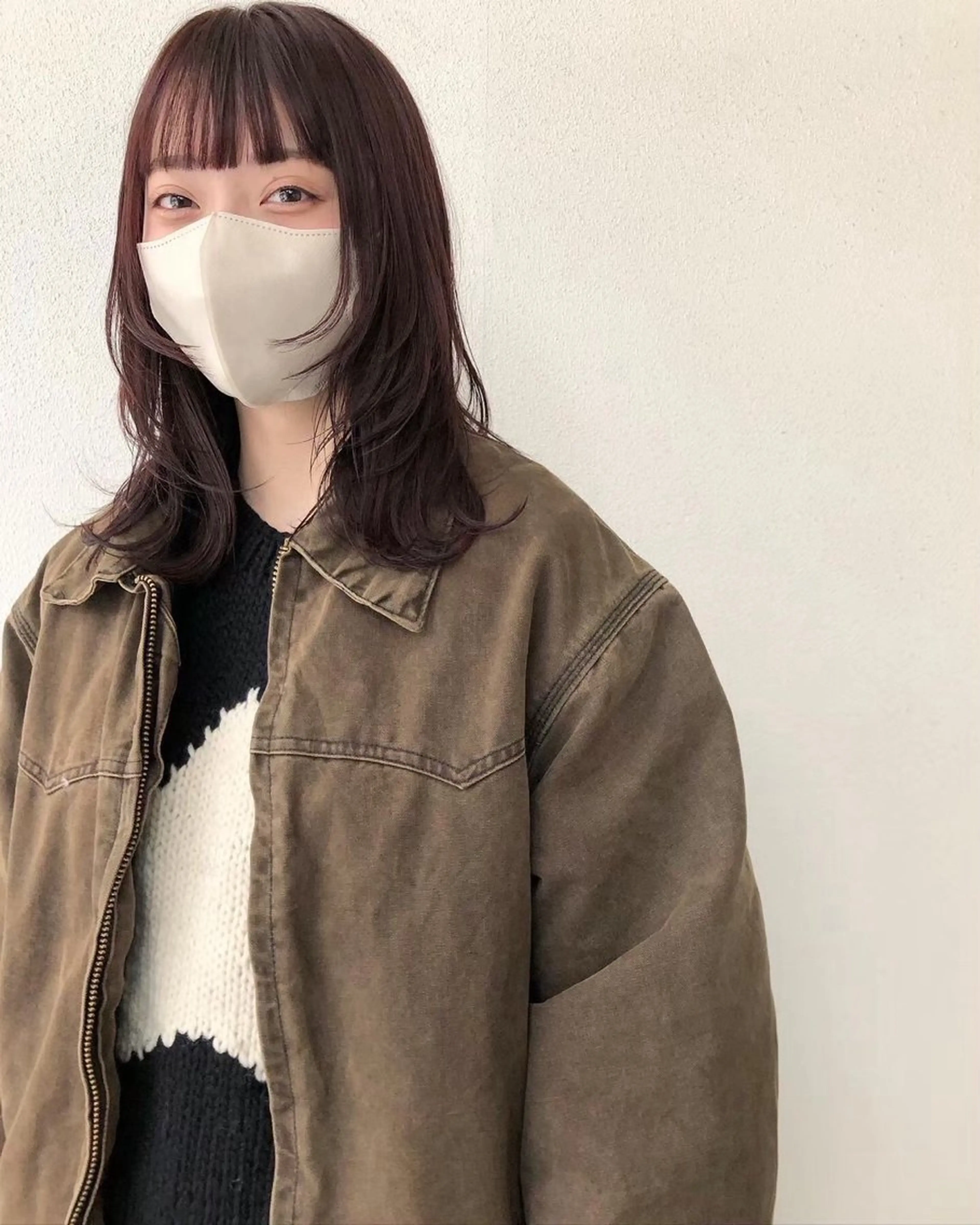 ミディアム LUVISM 神田こころのヘアスタイル