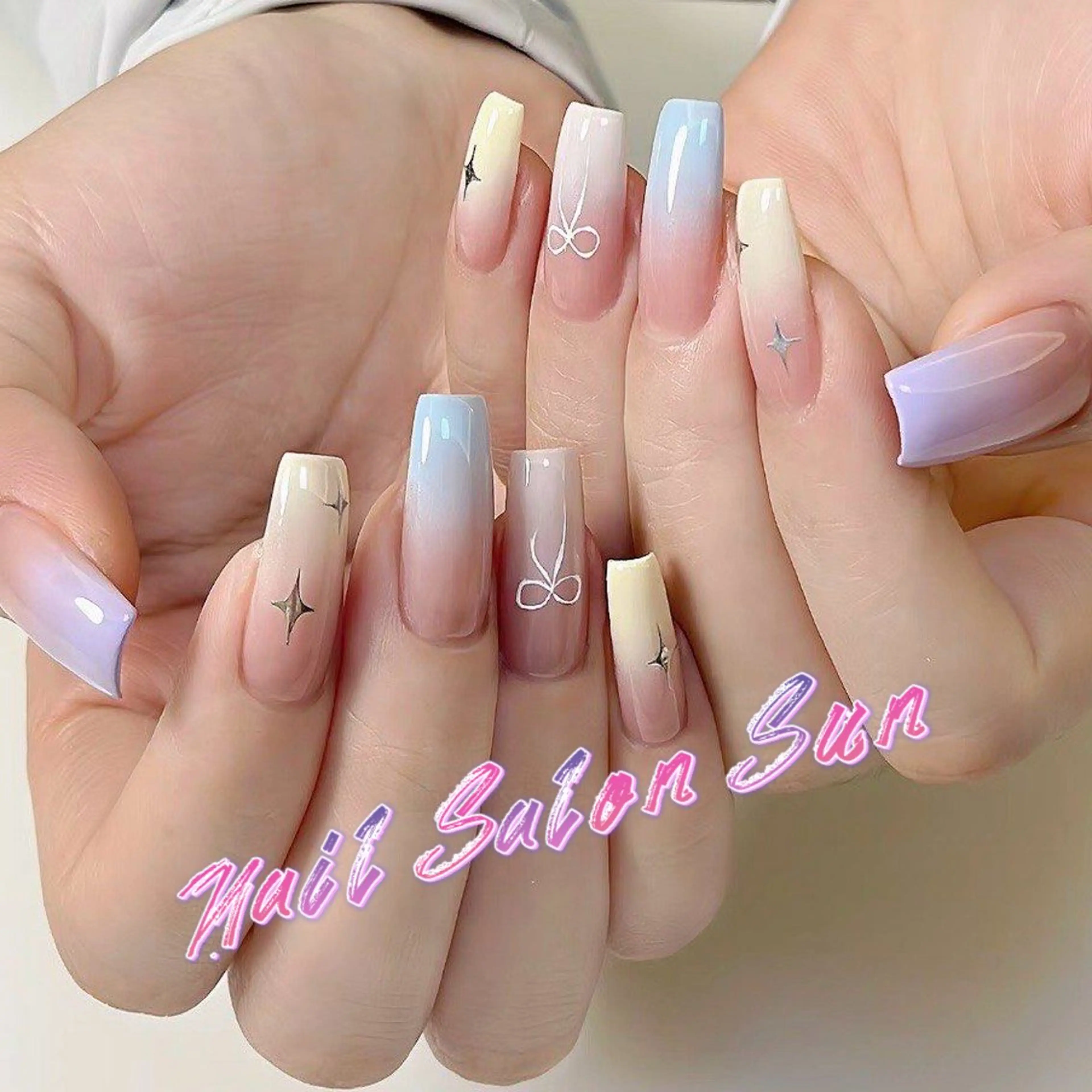 ネイル 長さ出し 持ち込み Sun Nail サン ネイルサロンのネイルデザイン
