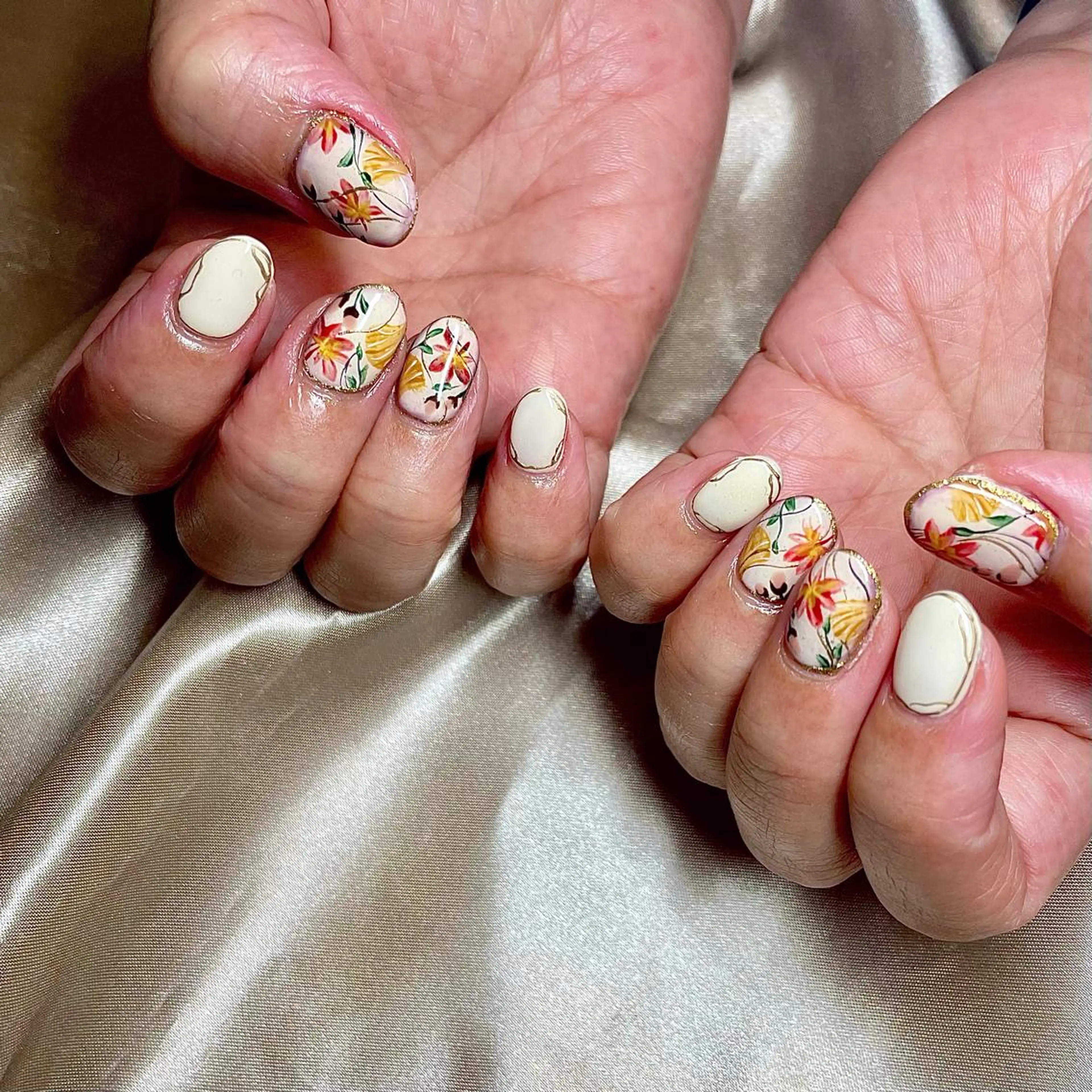 ミディアム カラー パーマ ヘアアレンジ メンズ キッズ ネイル マツエク・マツパ nail&eye Aoのマツエク・マツパデザイン