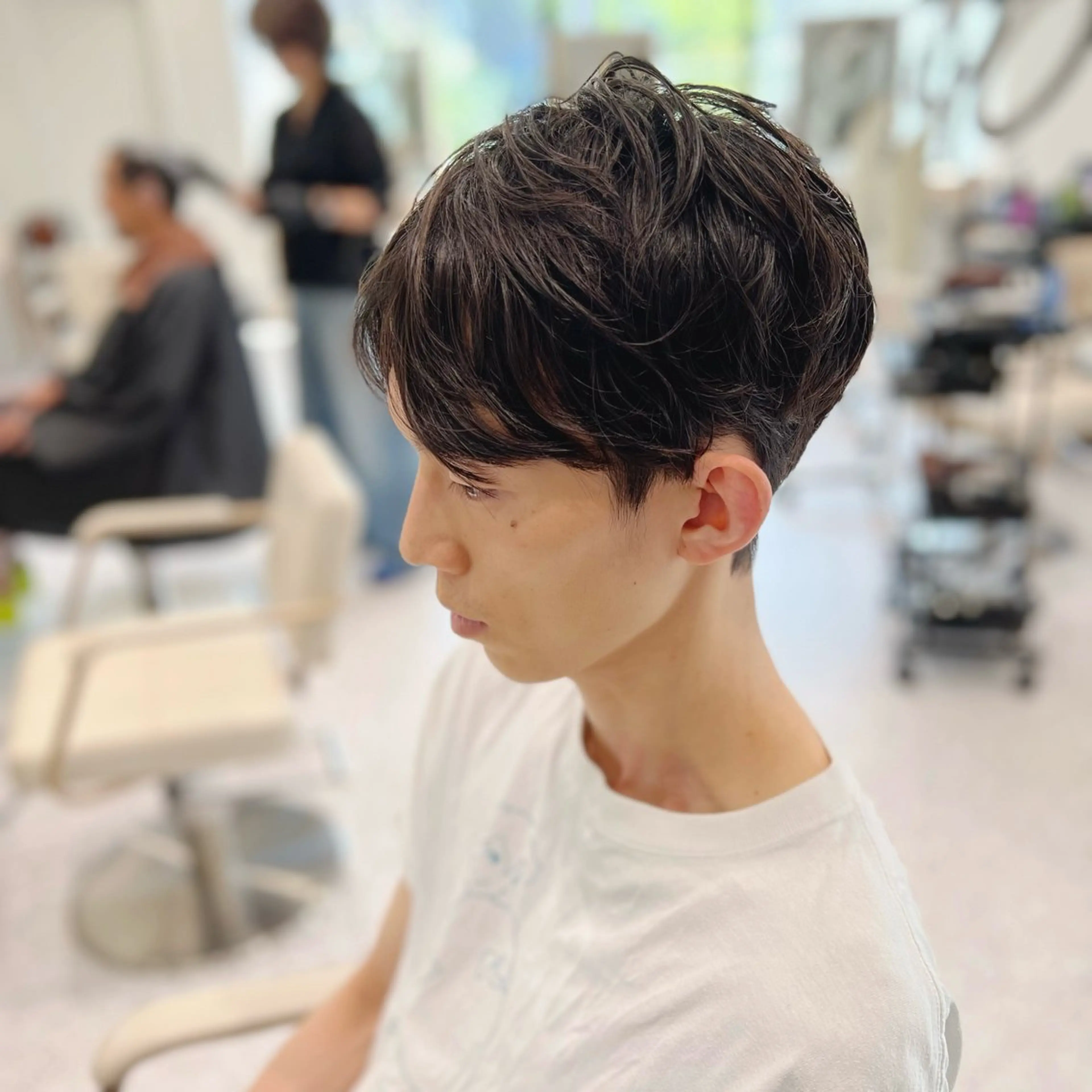 パーマ メンズ メンズパーマ ニュアンスパーマ カット パーマ Ash宮前平店 鈴木和也のヘアスタイル