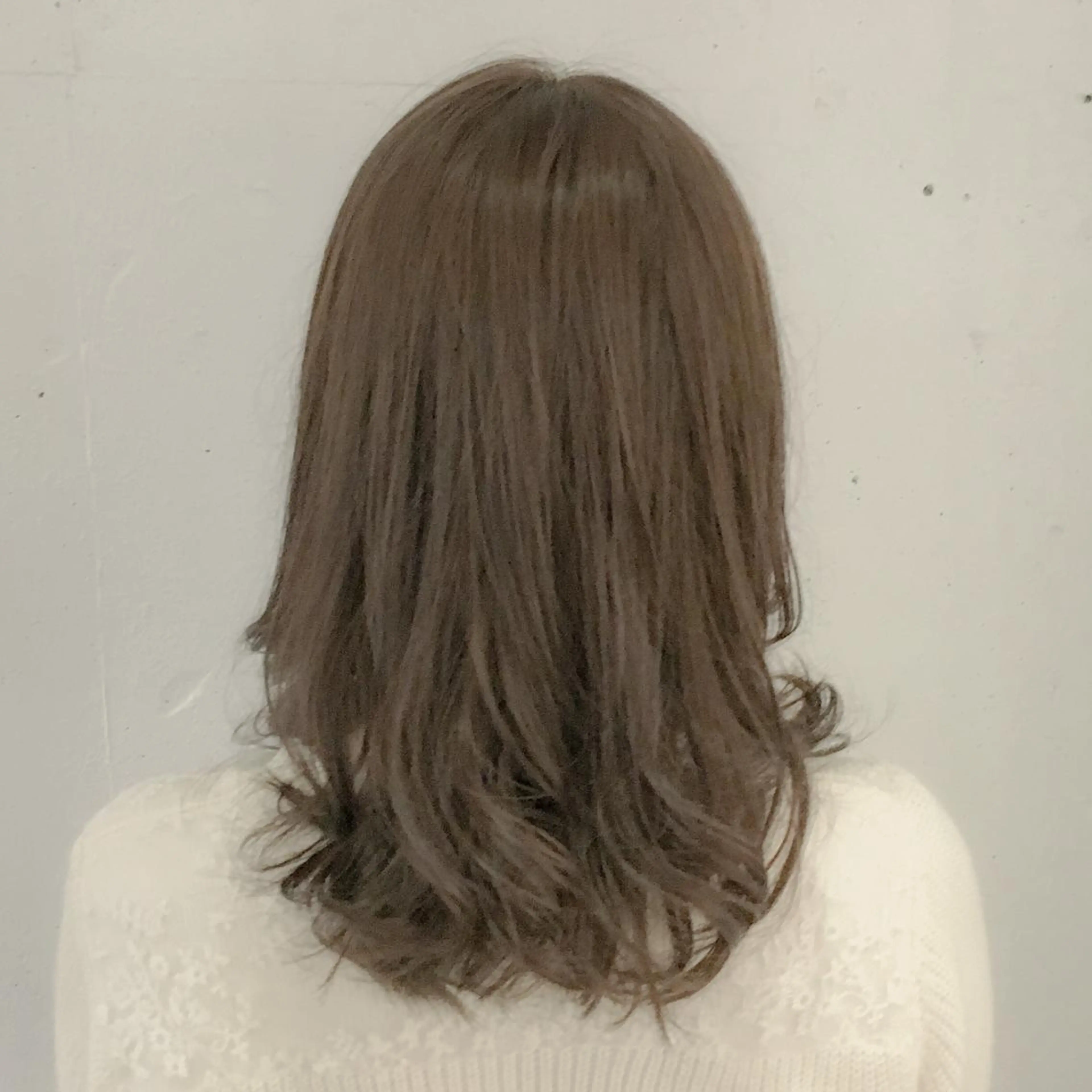 セミロング カラー ベージュカラー ヘアカラー トミタ アツシのヘアスタイル