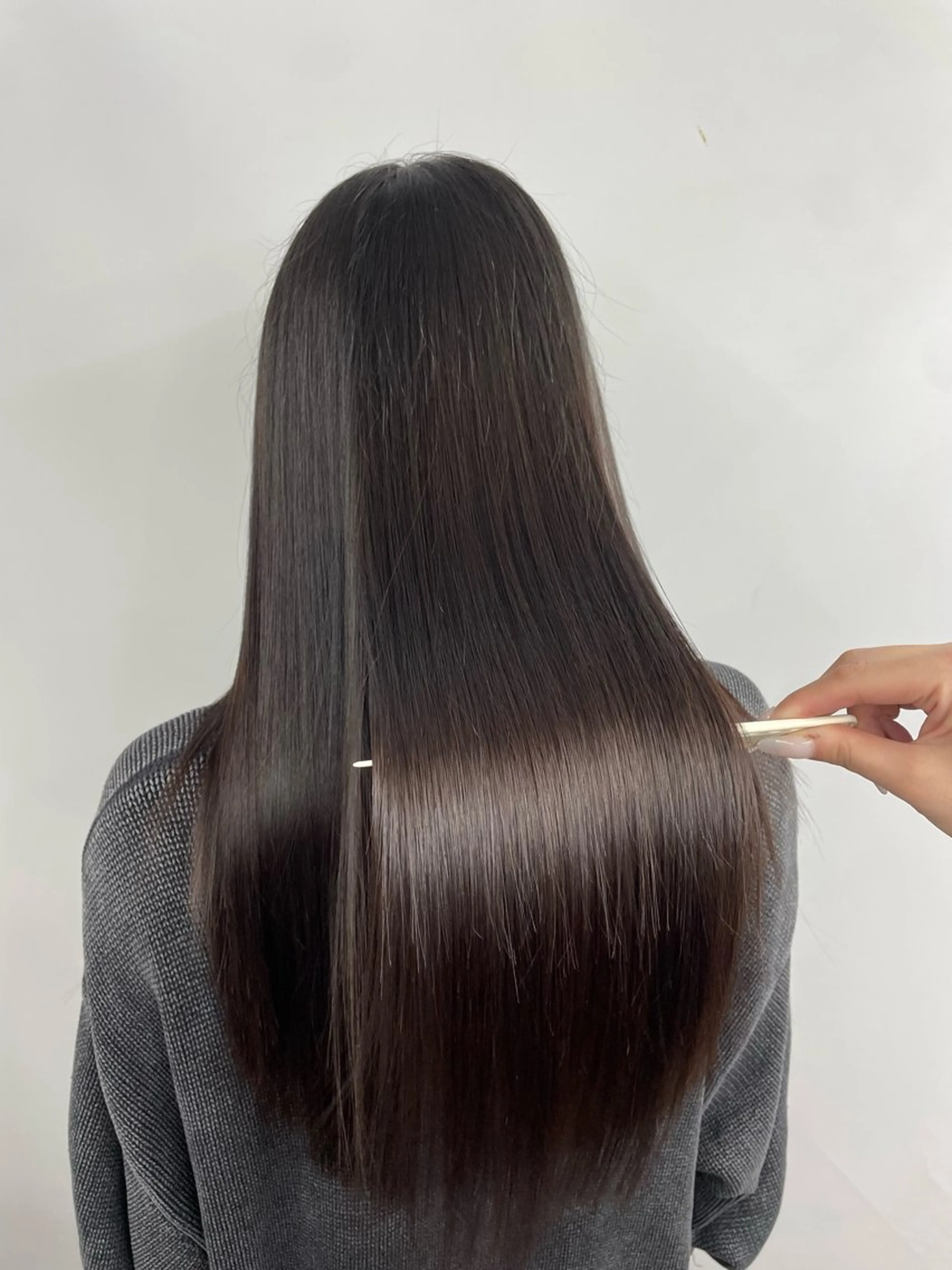 ロング カラー トリートメント 𝙃𝘼𝙍𝙐🎀 韓国×エクステのヘアスタイル