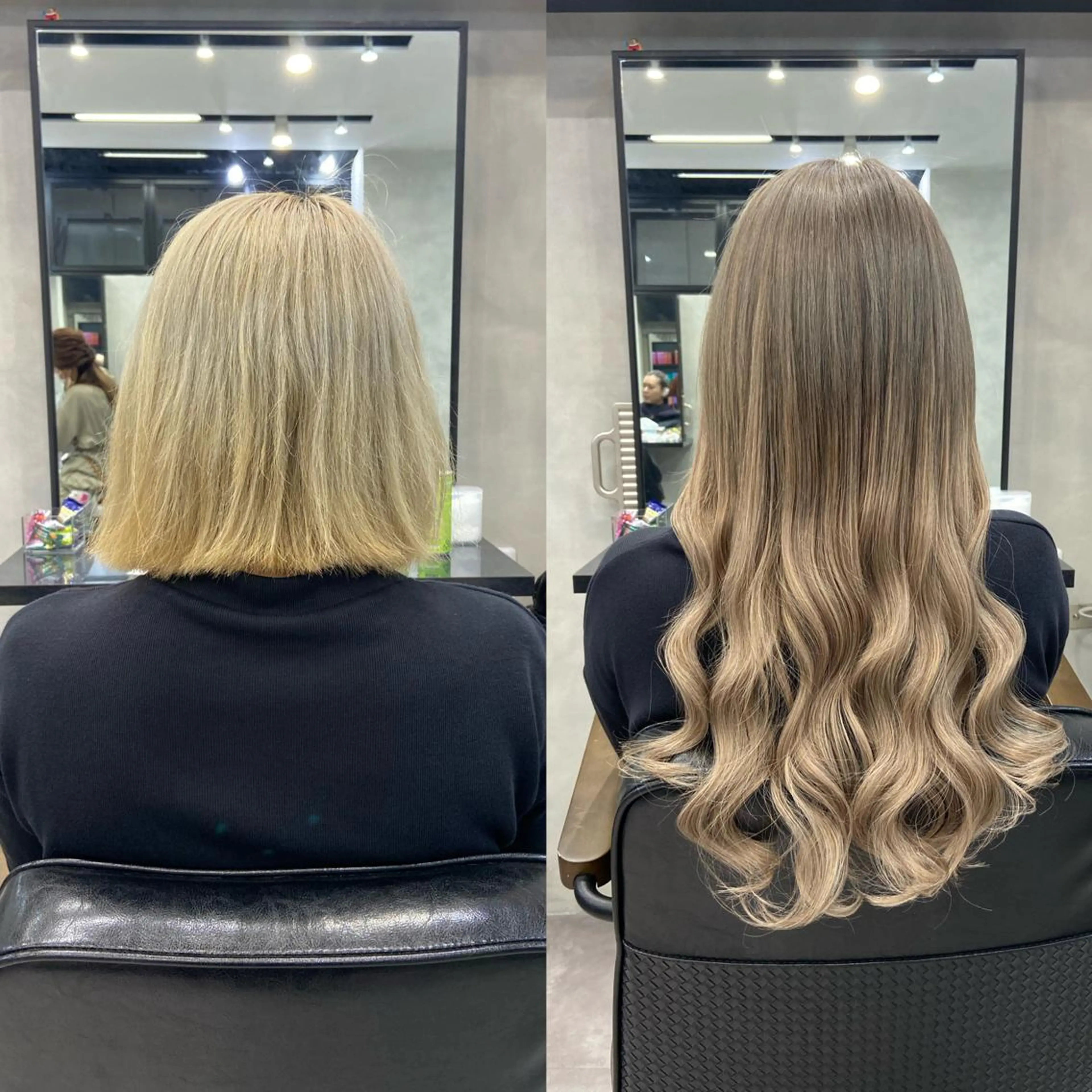 ロング カラー ヘアアレンジ シールエクステ ダブルカラー グラデーションカラー ハイライトカラー インナーカラー ar+ ❤︎ maiのヘアスタイル