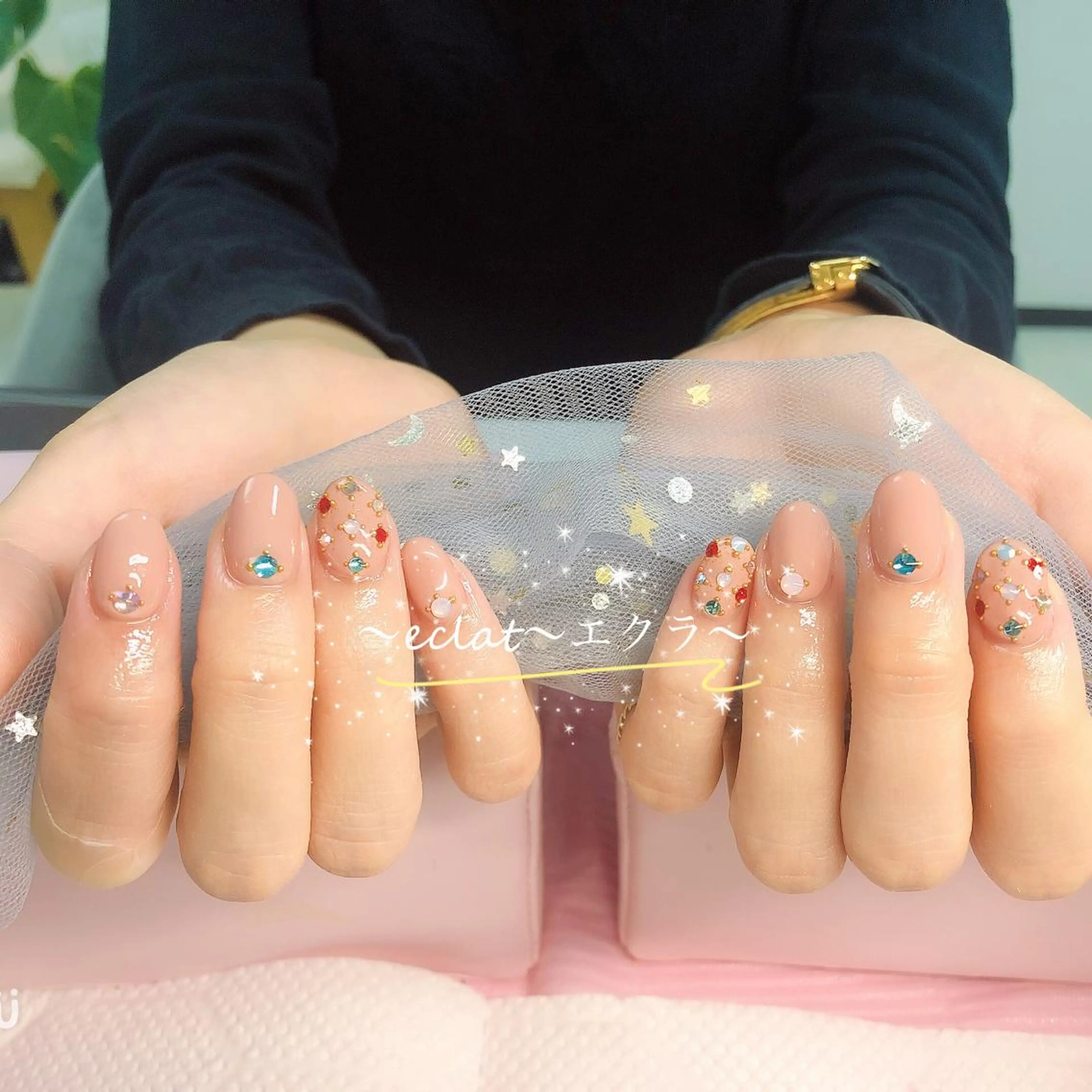 ネイル ネイルサロンエクラ 🫧Shizukaのネイルデザイン