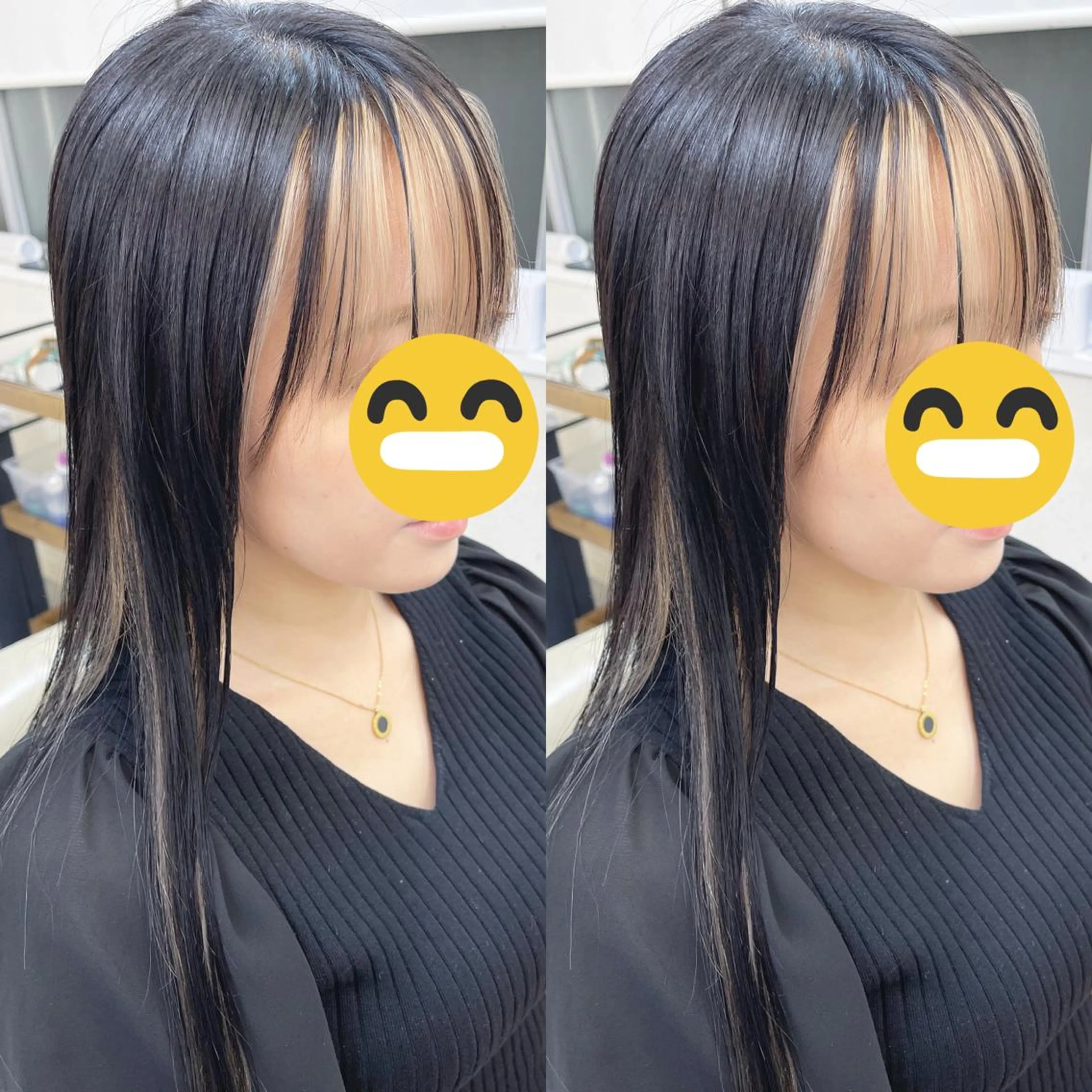 ロング ミストバング H所属・H (エイチ) 烏丸御池店のヘアスタイル