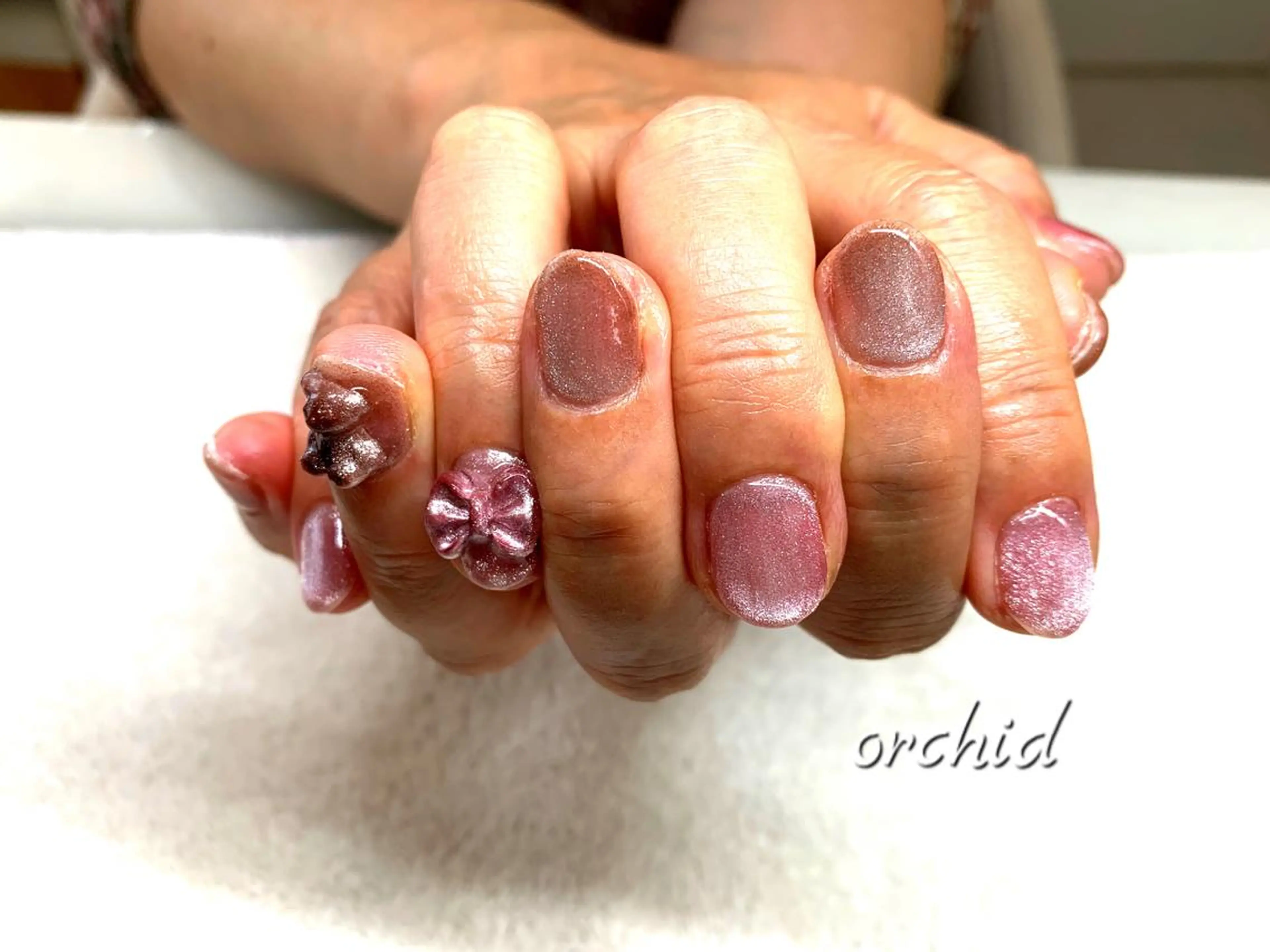 ネイル orchid ♡オーキッドのネイルデザイン