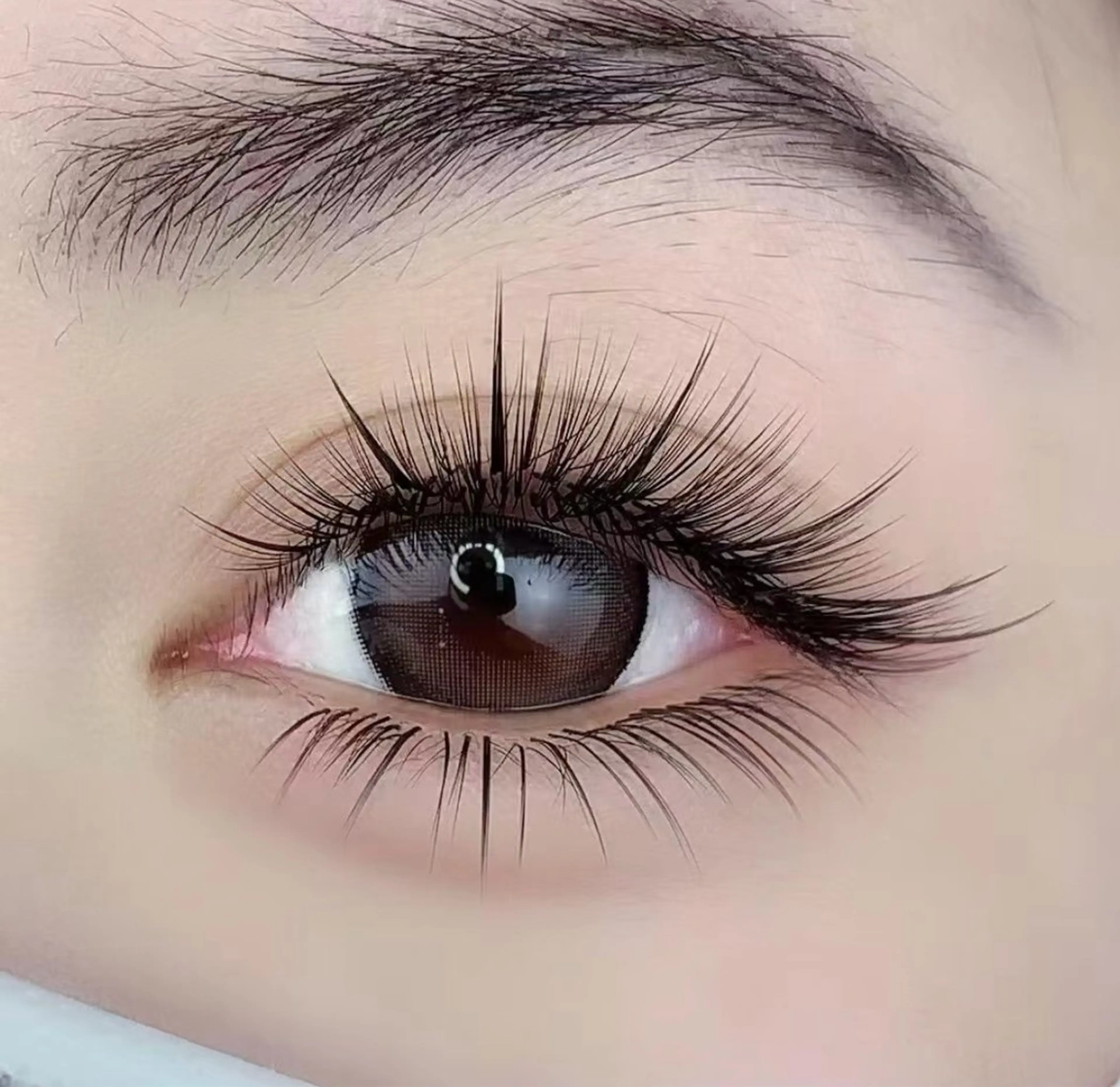 マツエク・マツパ フラットラッシュ ワンホンマツエク マツエク ルチア所属・ルチア💞 luciaのマツエク・マツパデザイン