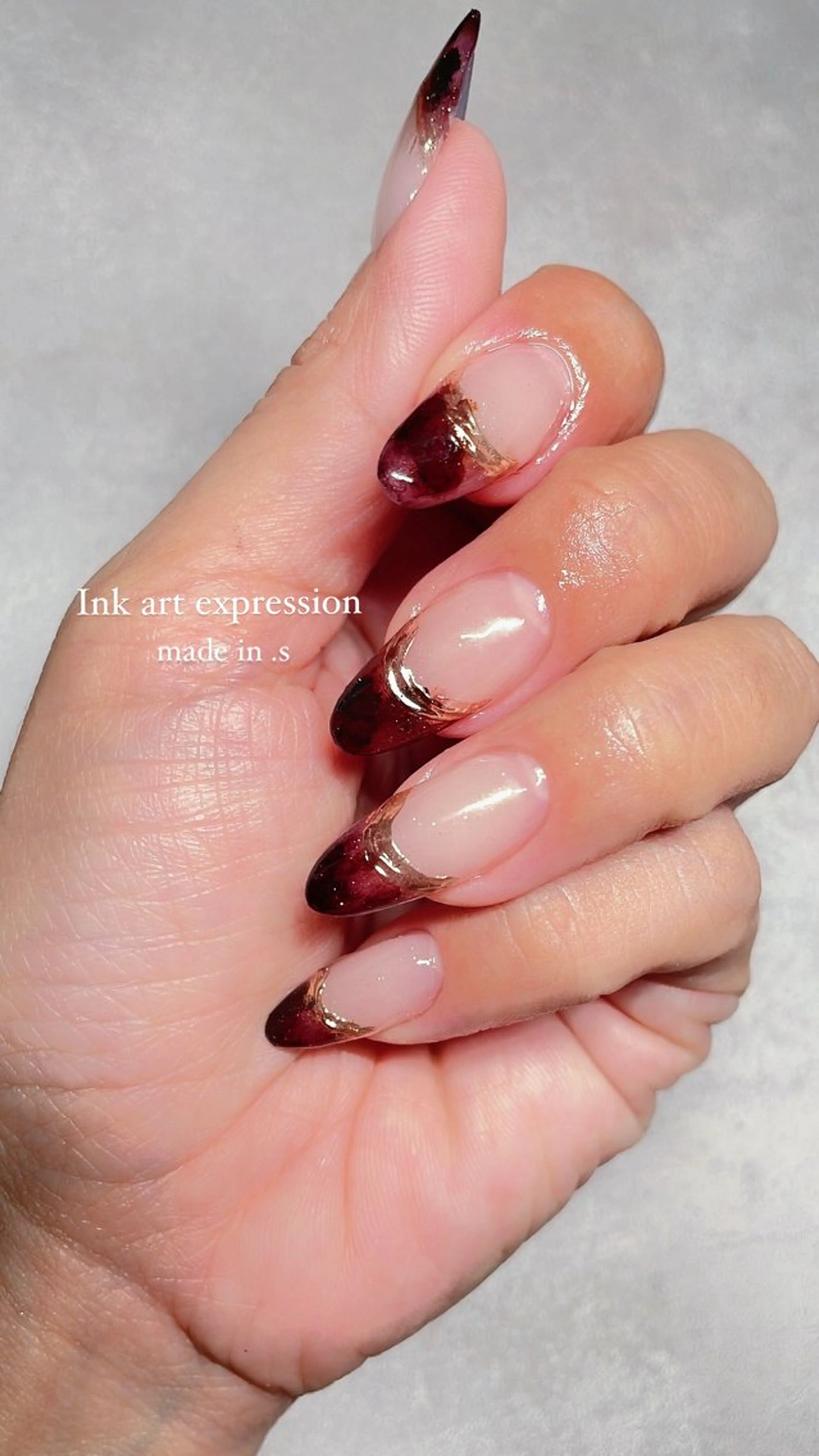 ネイル アートネイル フレンチネイル ジェルネイル ミラーネイル スカルプネイル 関山 志乃のネイルデザイン