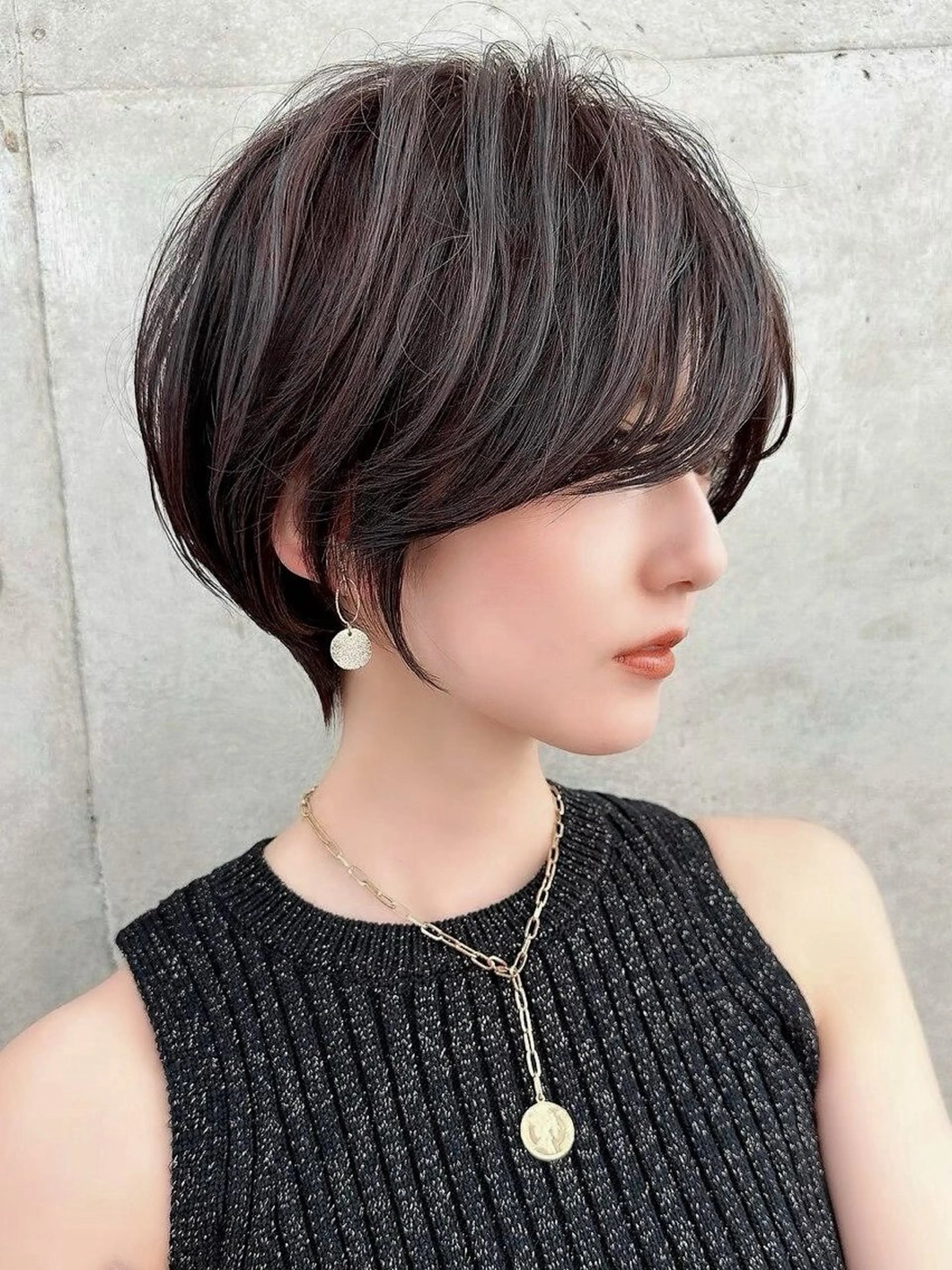 ショート カット ヘアカラー トリートメント 久米 春輝のヘアスタイル