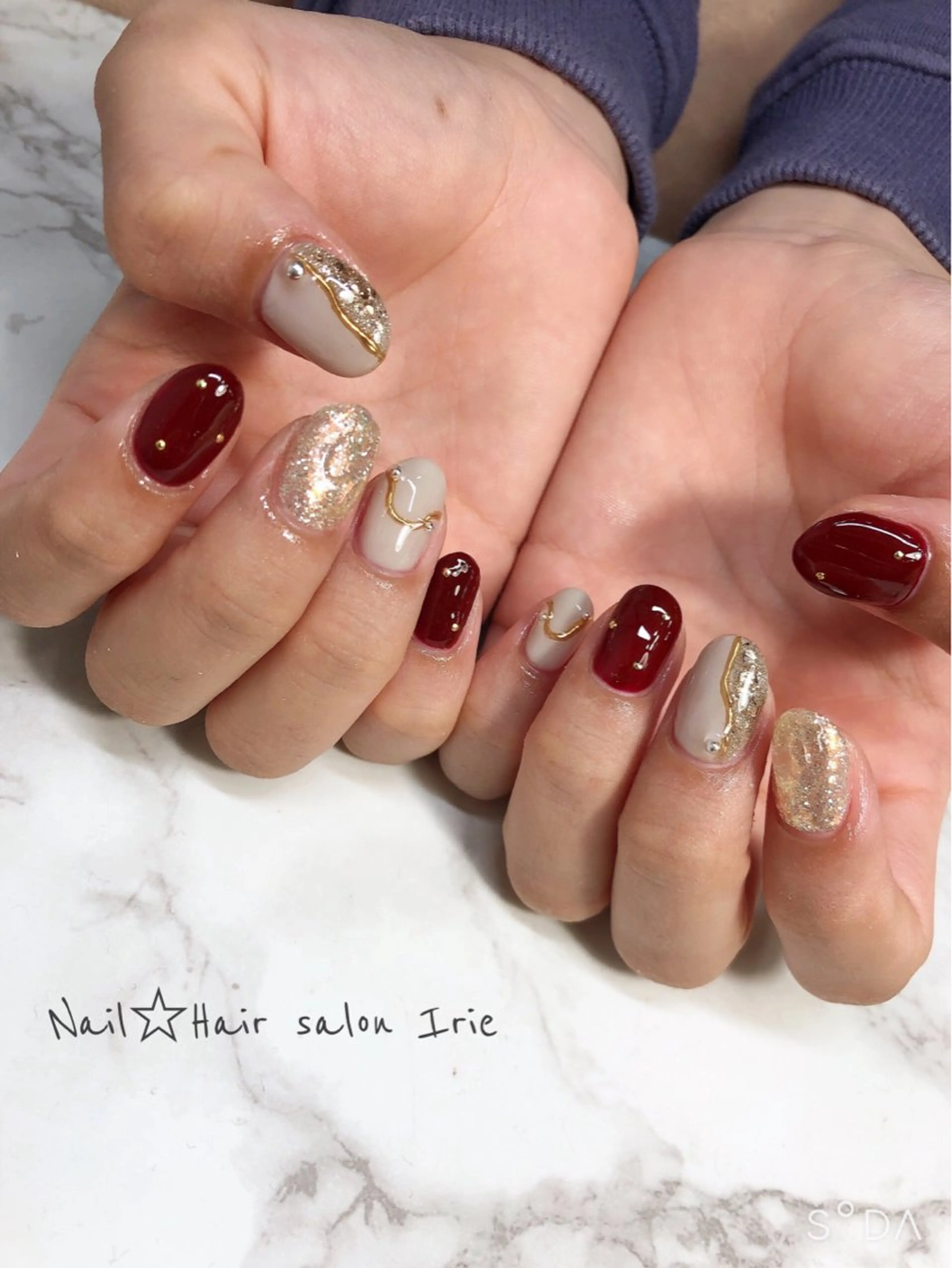 ネイル ハンドネイル Hair salon Irie所属・與儀 知佳のネイルデザイン