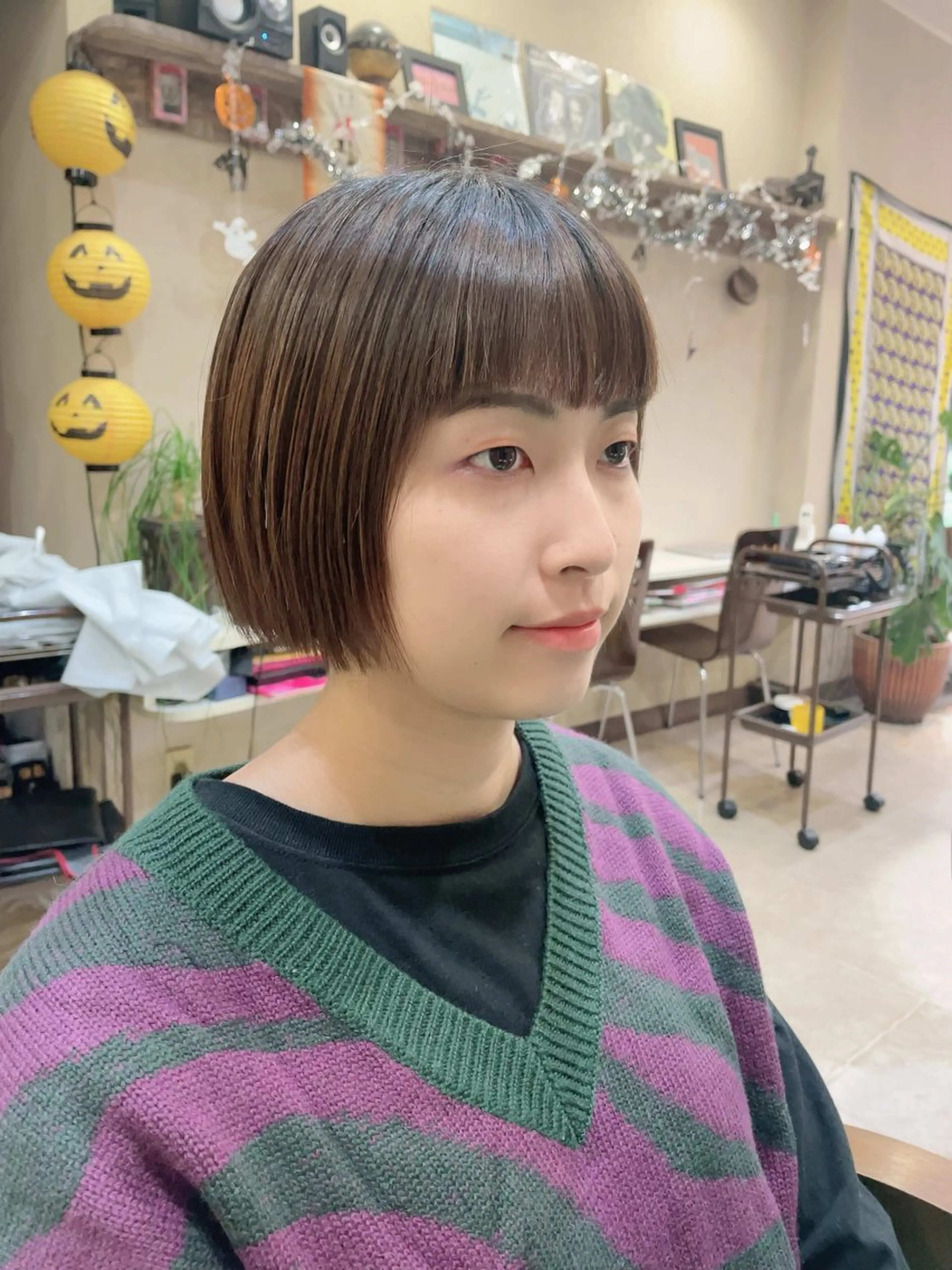 ショート ワンレンボブ ボブ リヴァベイリア所属・ショートヘア/ 鈴木　亜紀子のヘアスタイル