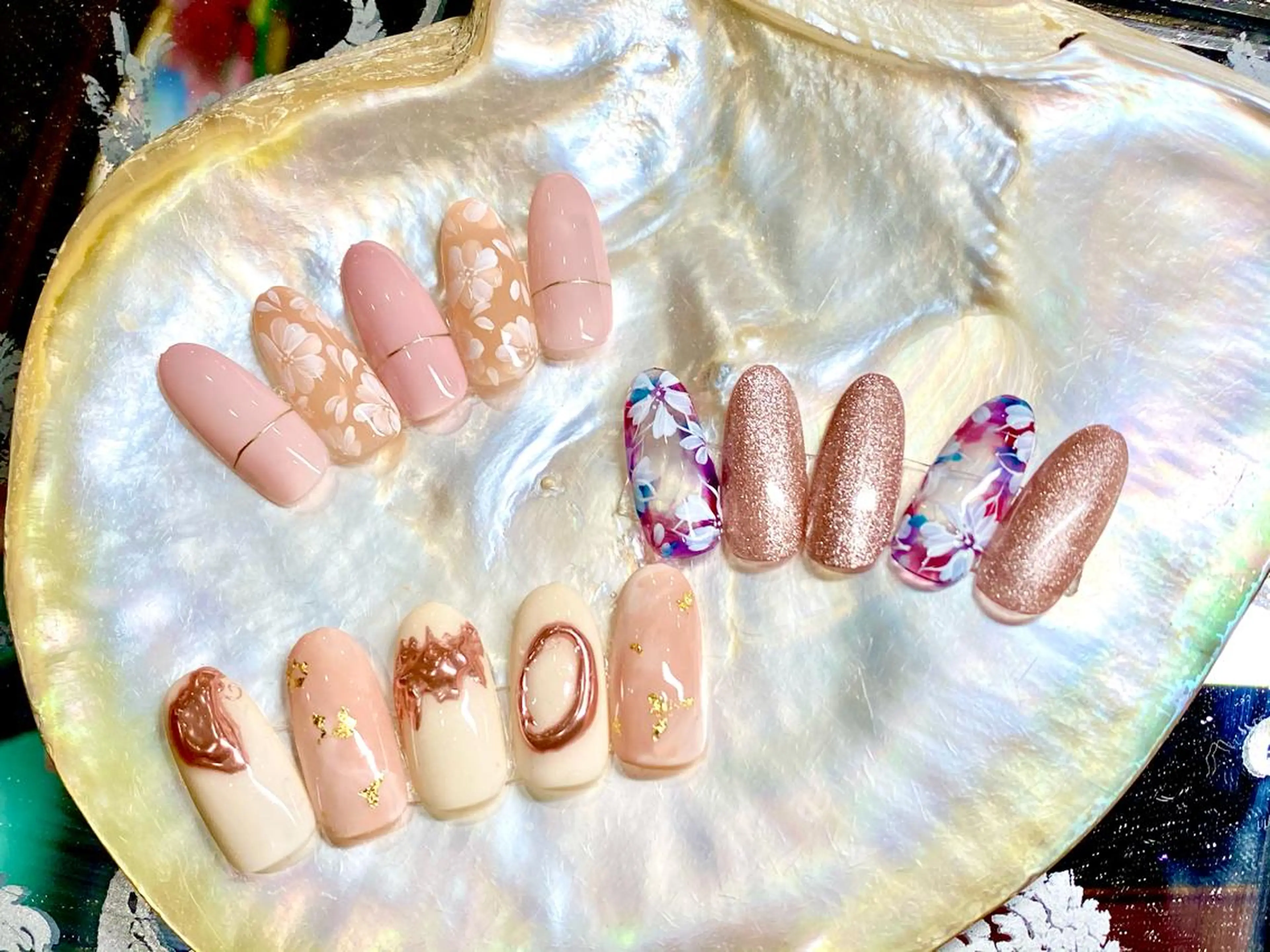 ショート カラー ネイル éclat所属・éclat エクラのネイルデザイン