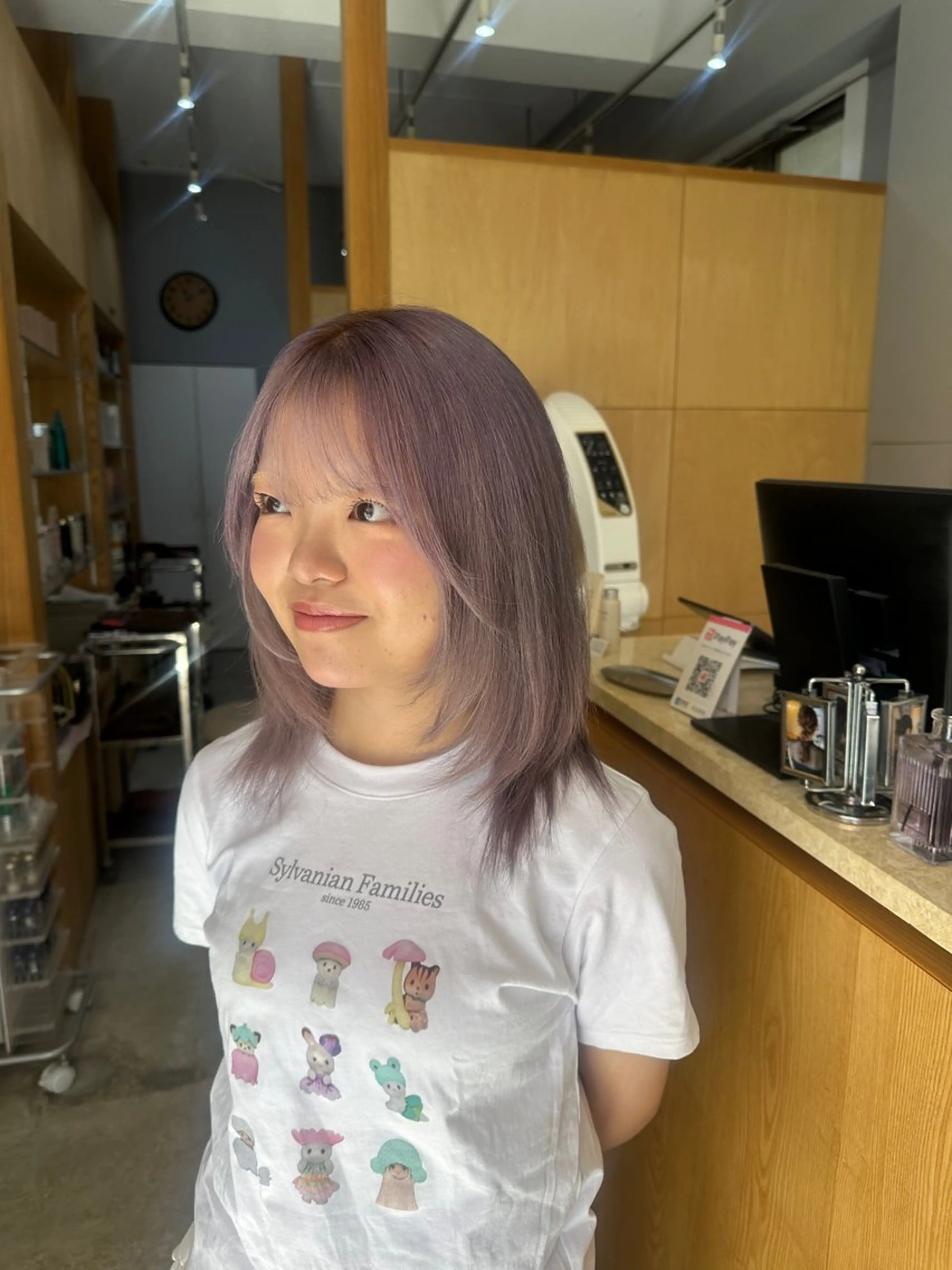 ミディアム ヘアカラー トリートメント miloc MOMOKAのヘアスタイル