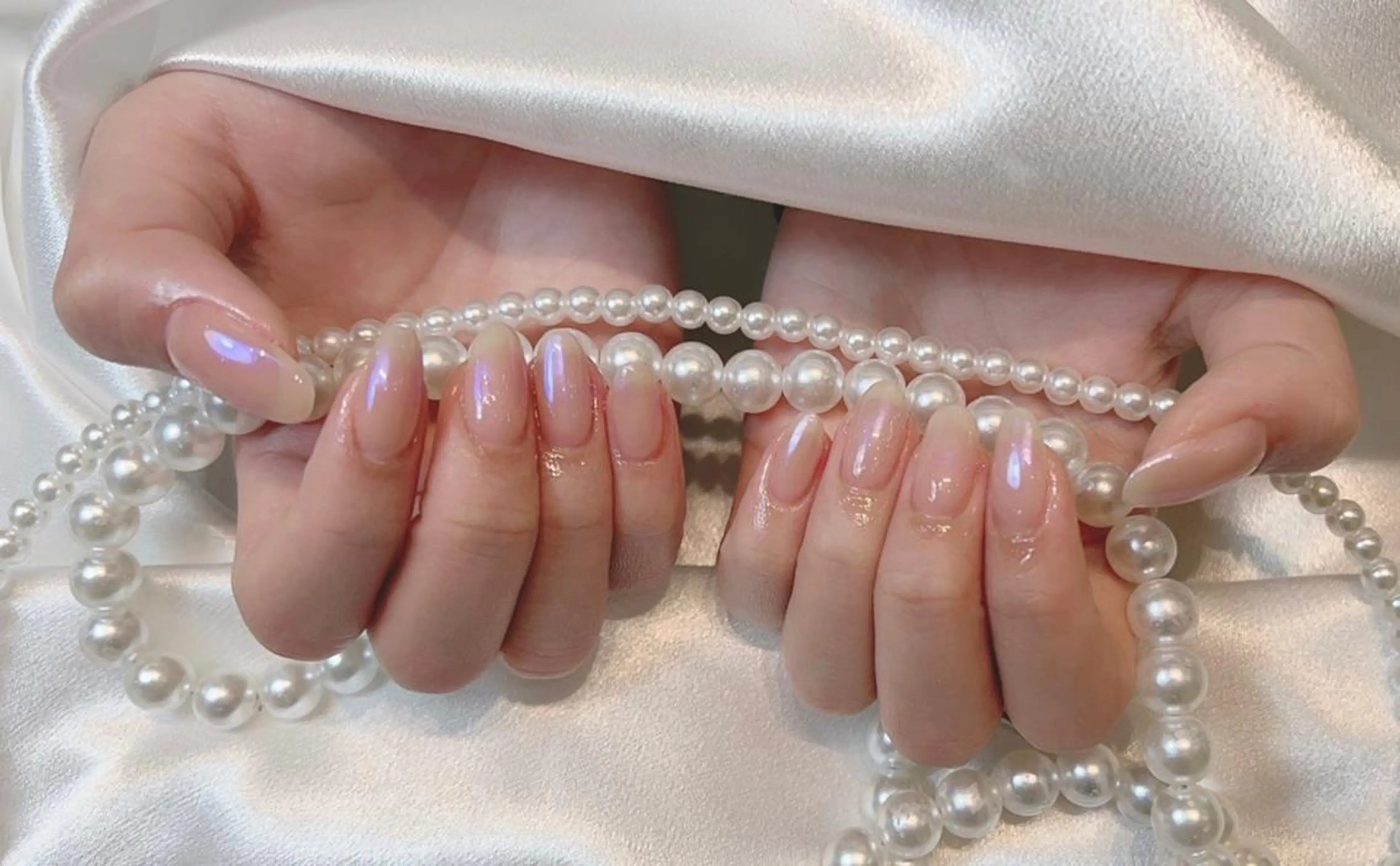 ネイル RAFFINE 月🦋🩵のネイルデザイン