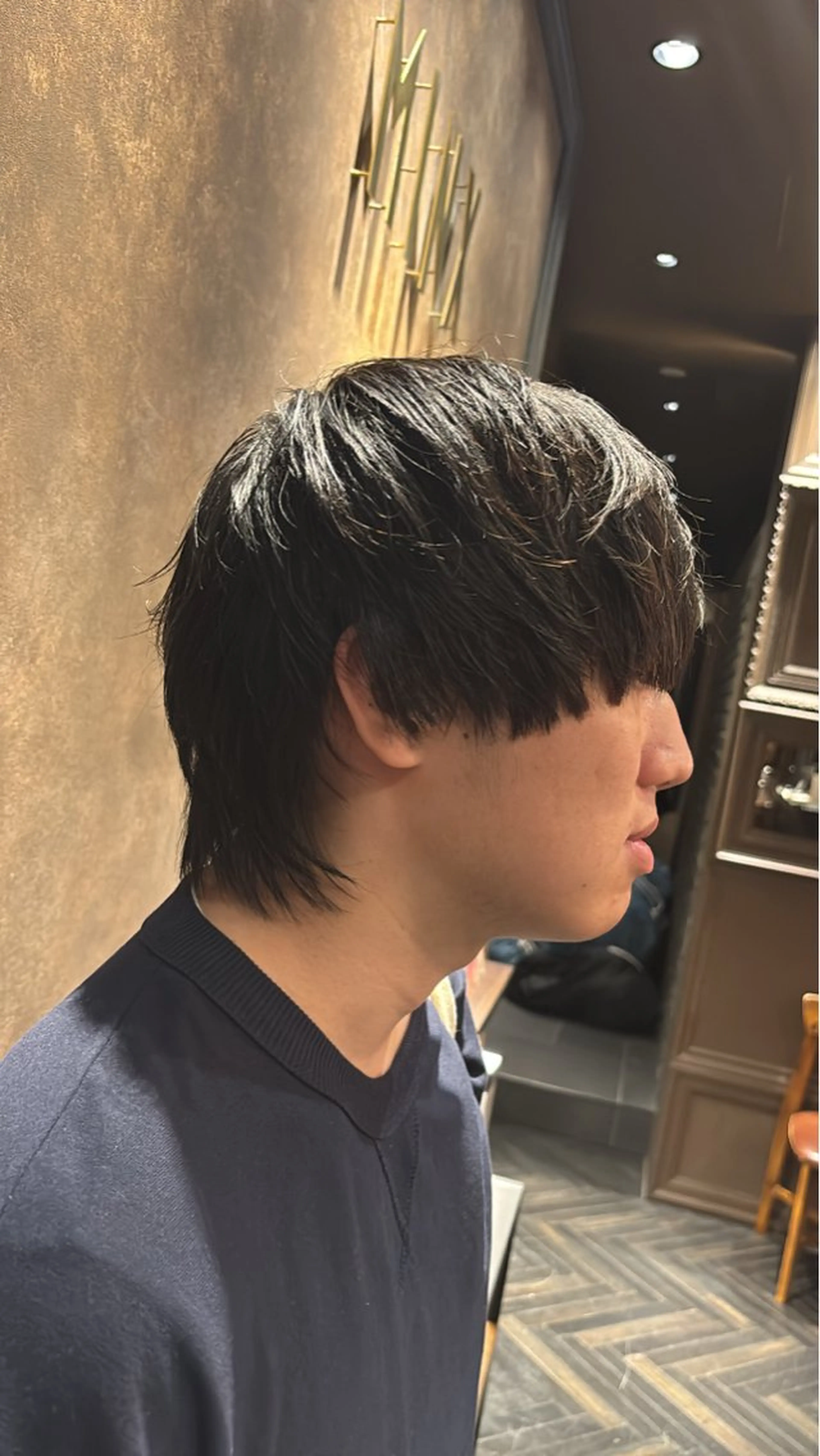 メンズ メンズウルフカット ウルフカット カット MINX銀座所属・MINX 井上 ヨウ 艶髪カラー/レイヤーのヘアスタイル