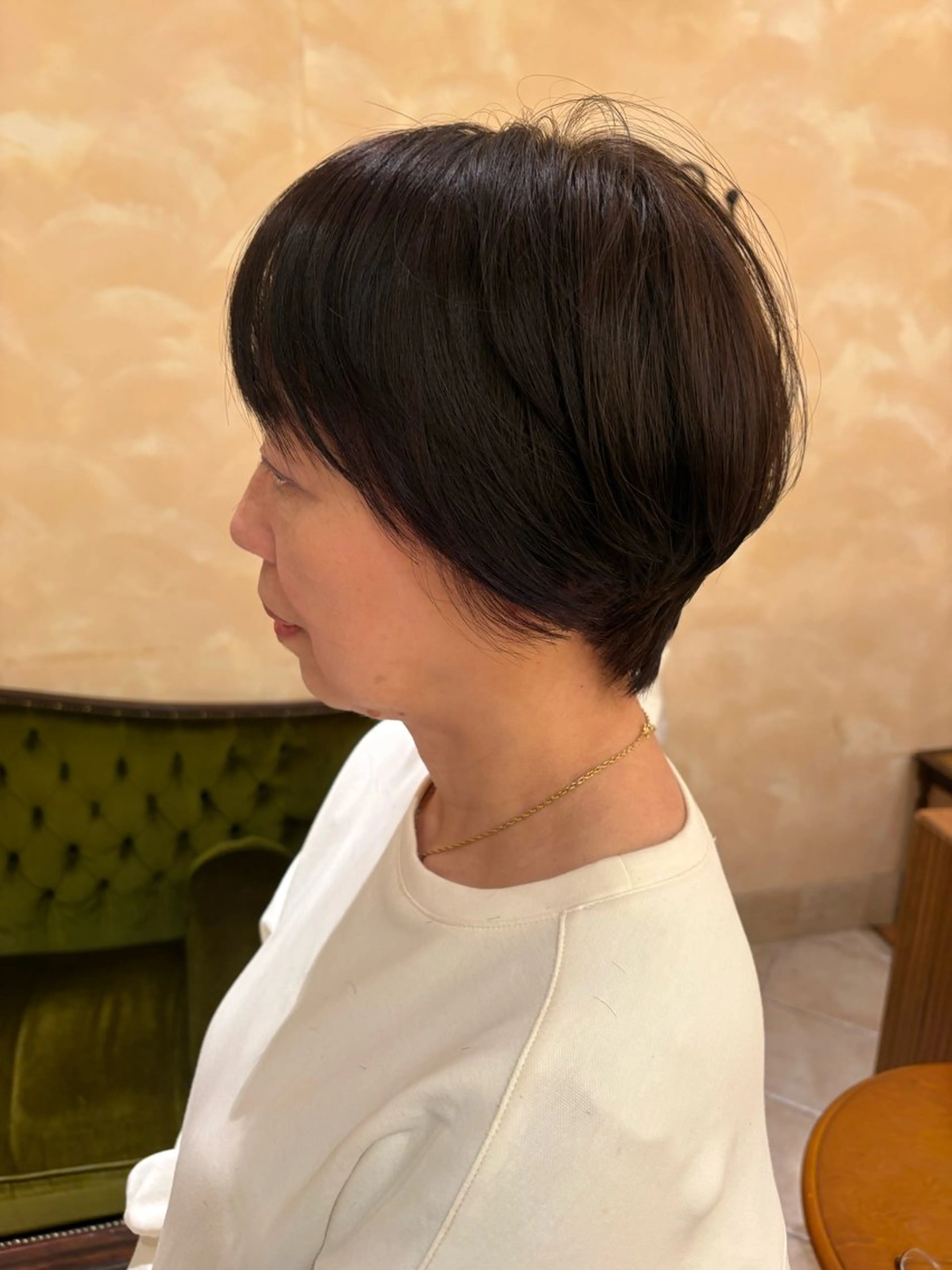 ショート レイヤーカット ショートヘア 田内 満里奈のヘアスタイル