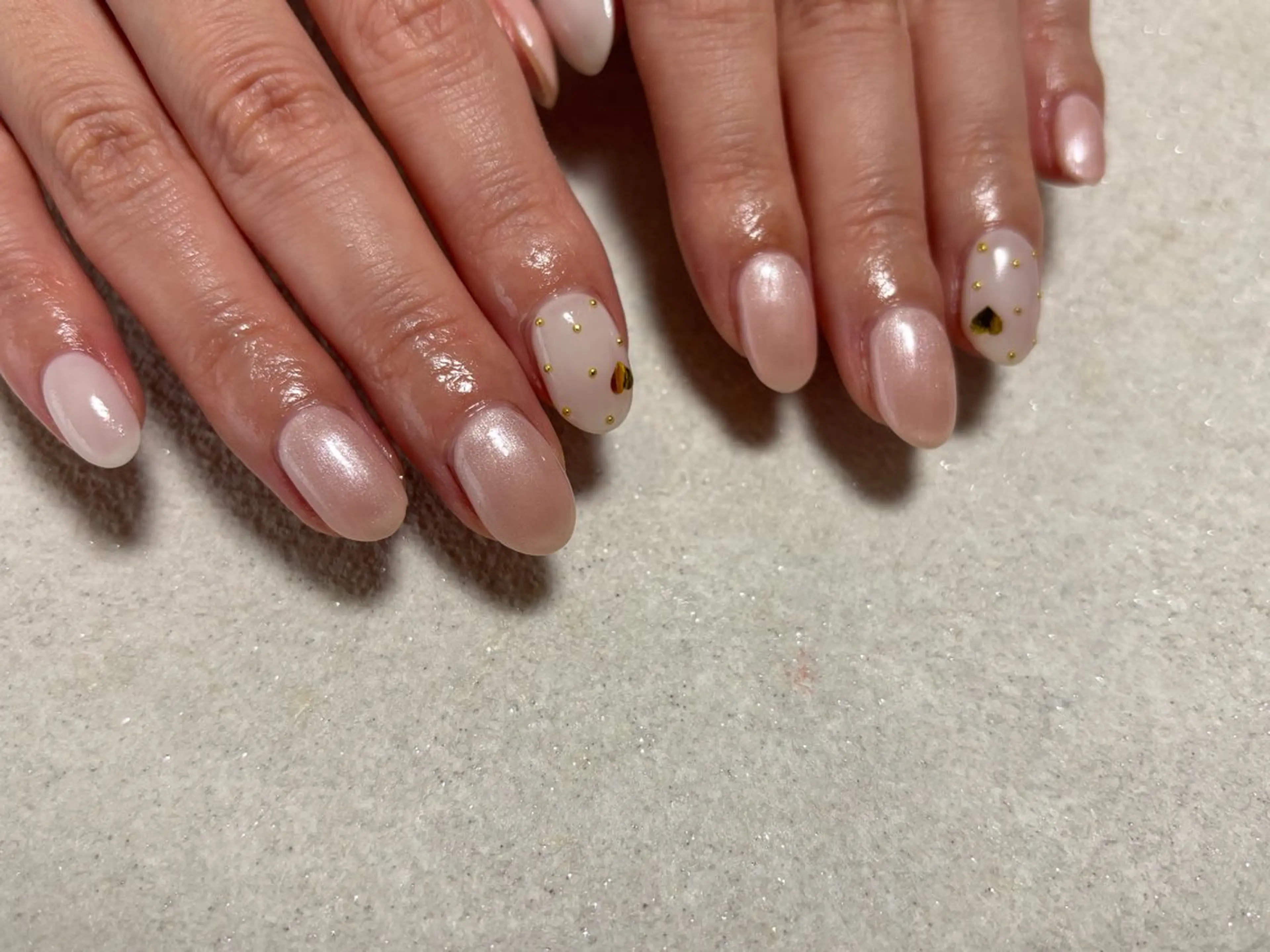 ネイル オーロラネイル フットネイル フレンチネイル ジェルネイル 韓国ネイル ハンドネイル kiki nail 二子玉川のネイルデザイン