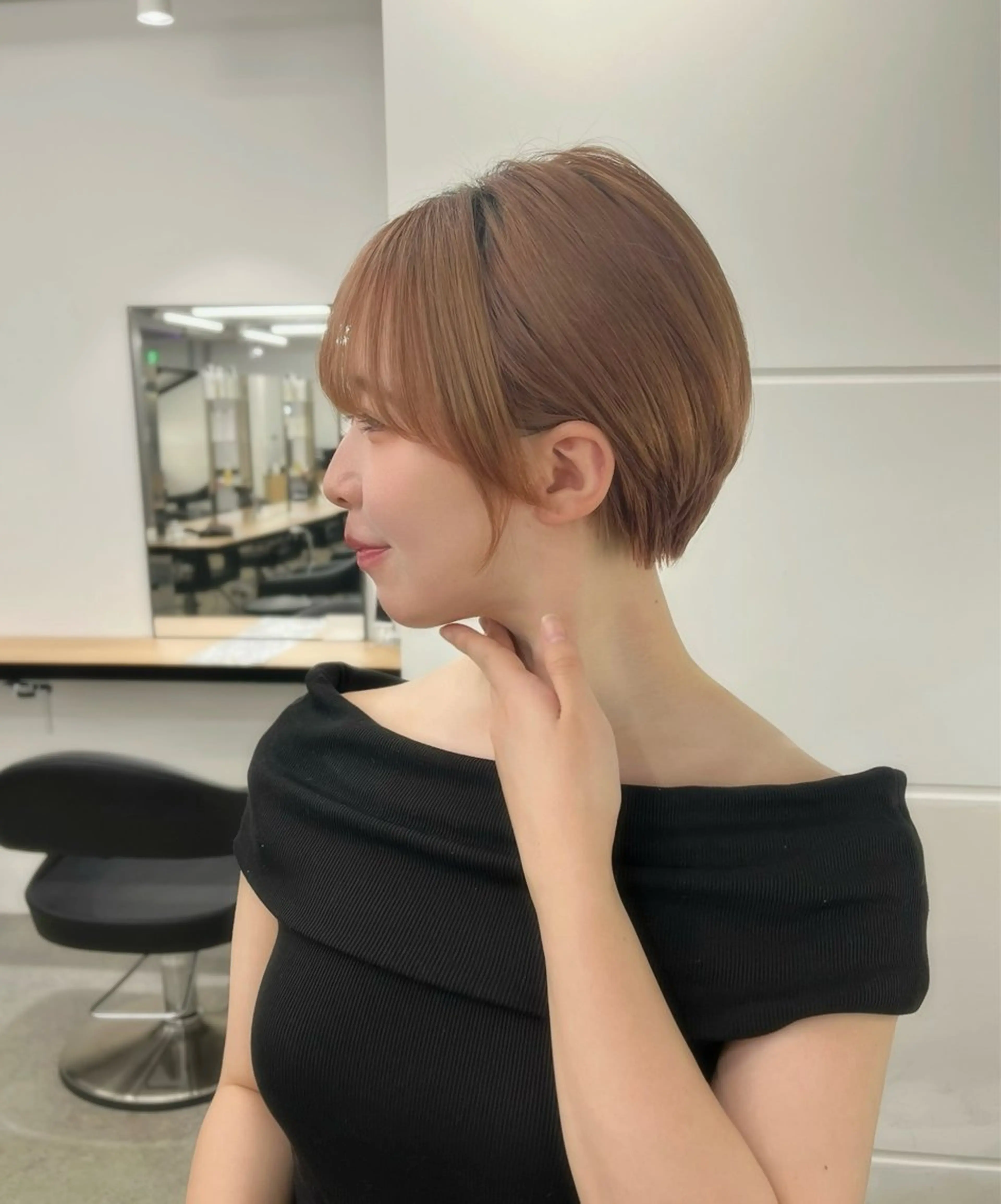 ショート モテヘア/グレージュ /ボブ/前原汐🎐のヘアスタイル