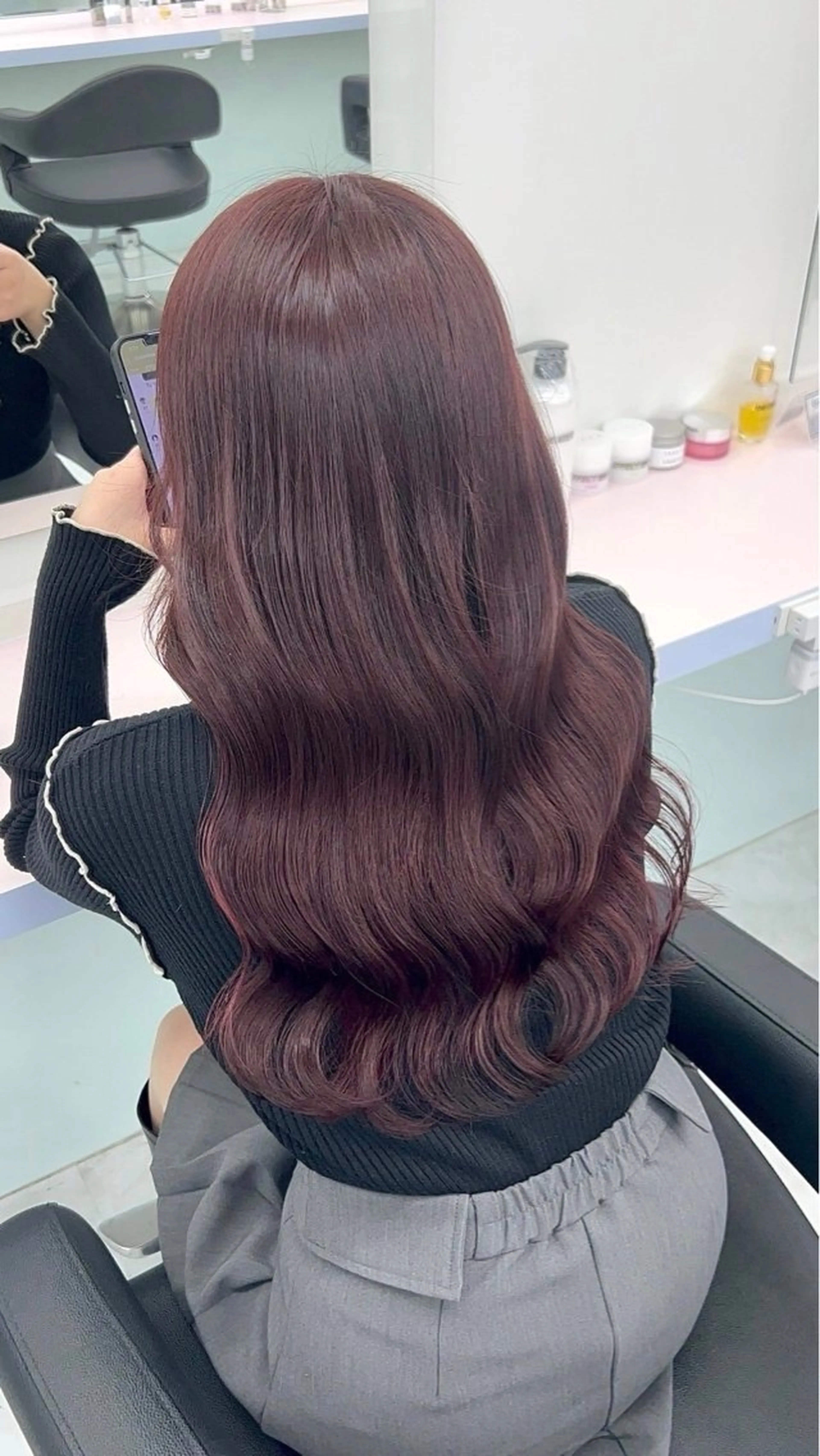 カラー ヘアカラー トリートメント ヘッドスパ akari🎀🤍 ガーリーstyleのヘアスタイル