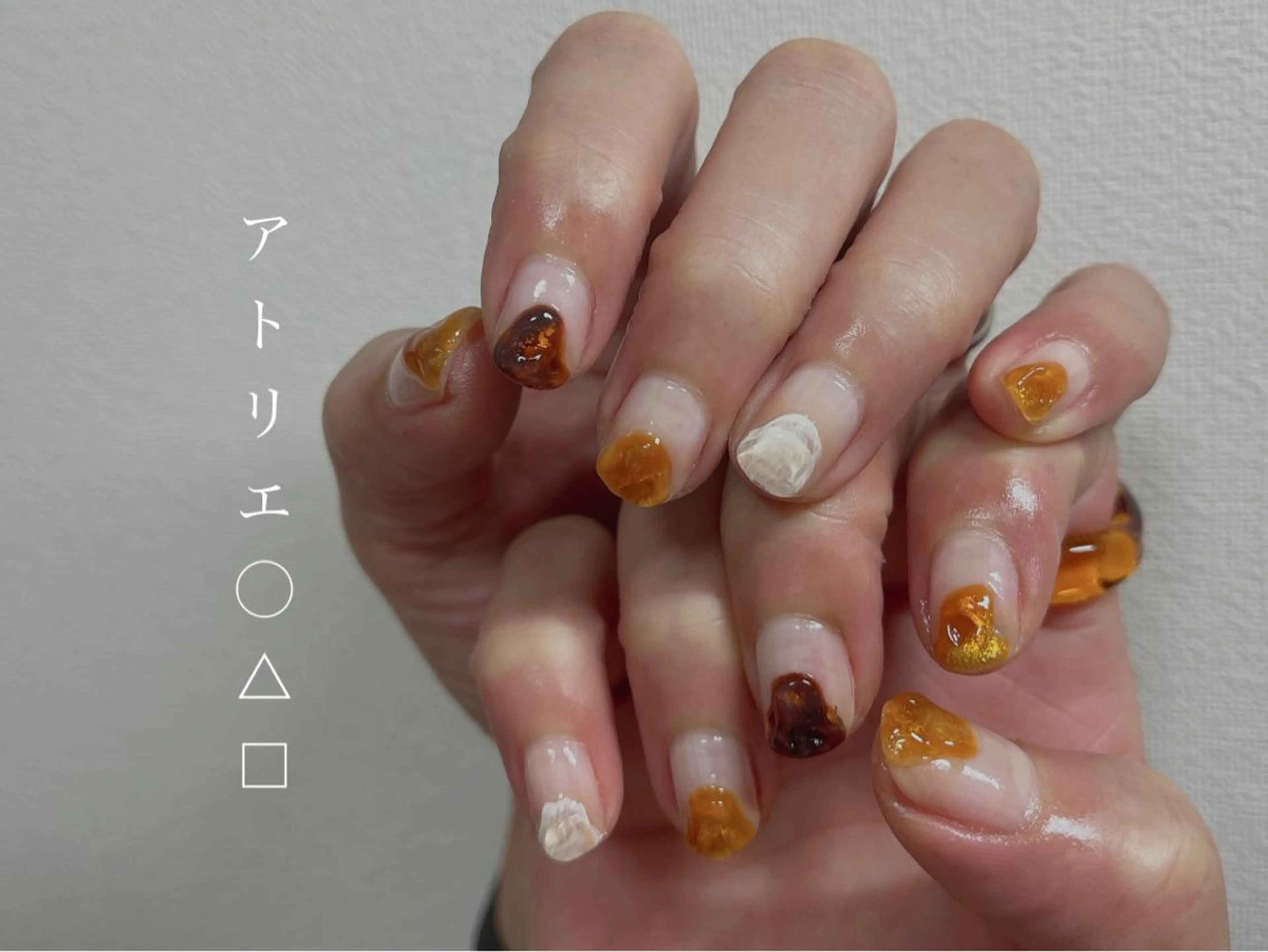 ネイル ハンドネイル アトリエ ○△□のネイルデザイン