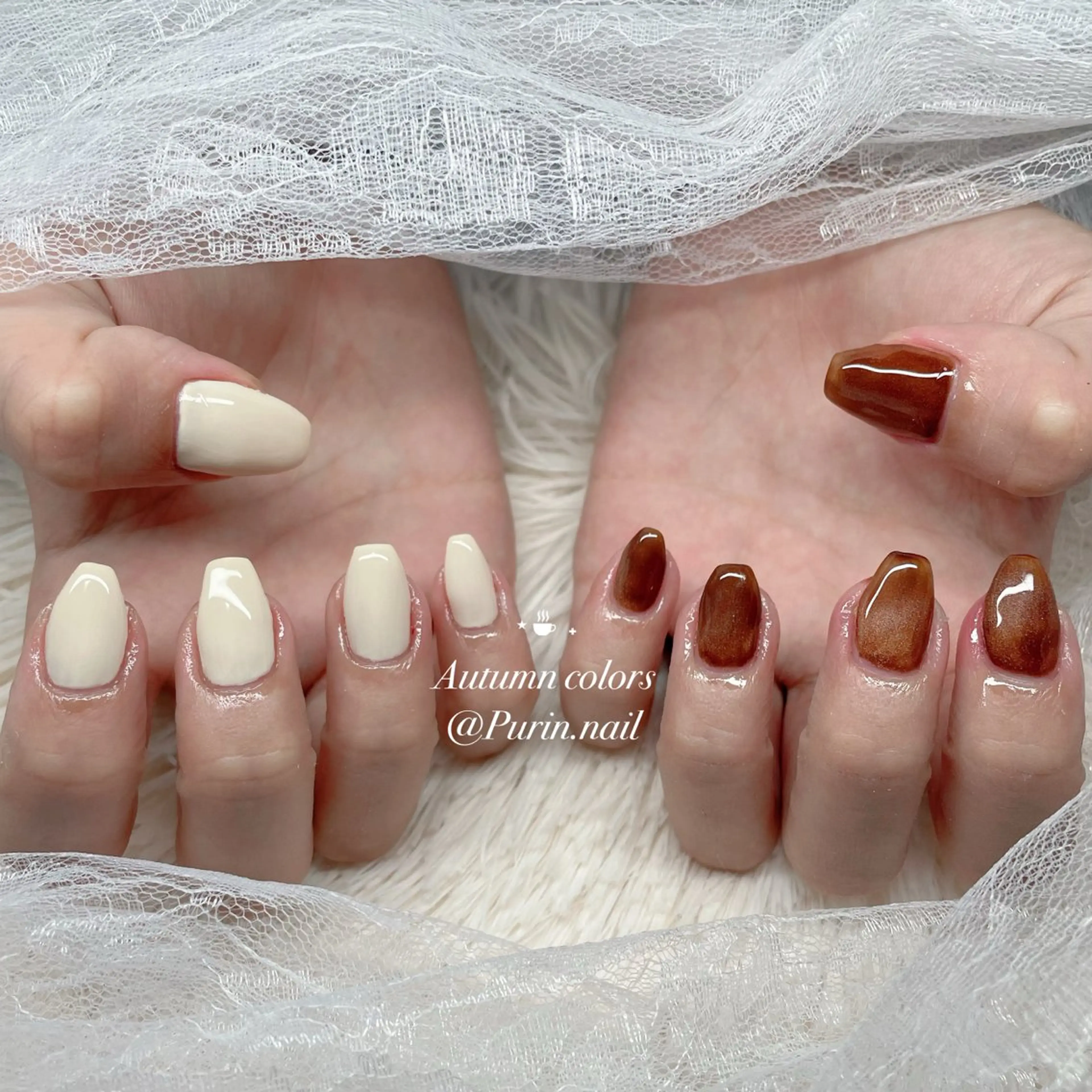 ネイル ハンドネイル Nails by Purin🍮のネイルデザイン