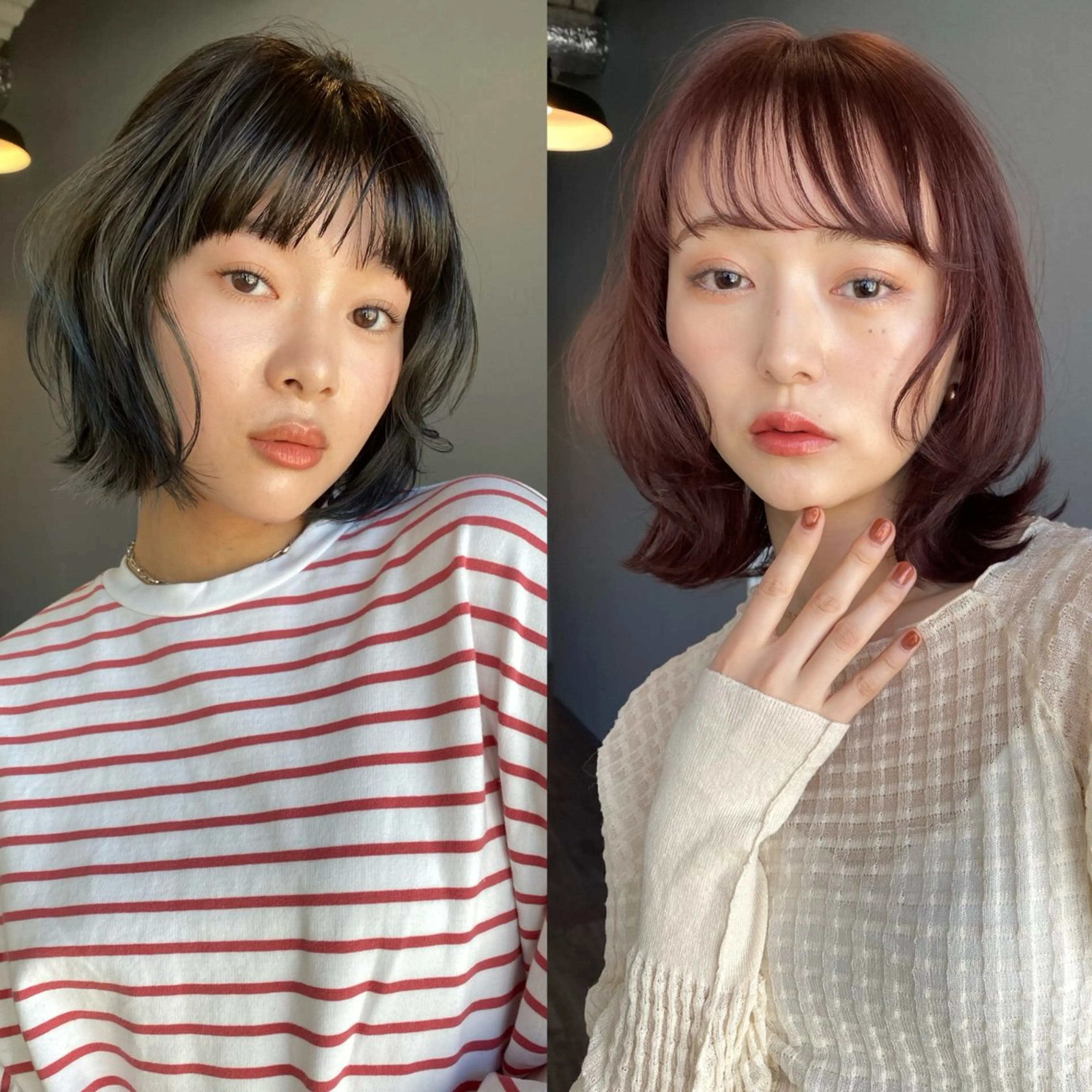 ショート カラー パーマ カット ヘアカラー トリートメント 似合わせカラーパーマ 🌿kitin米川のヘアスタイル