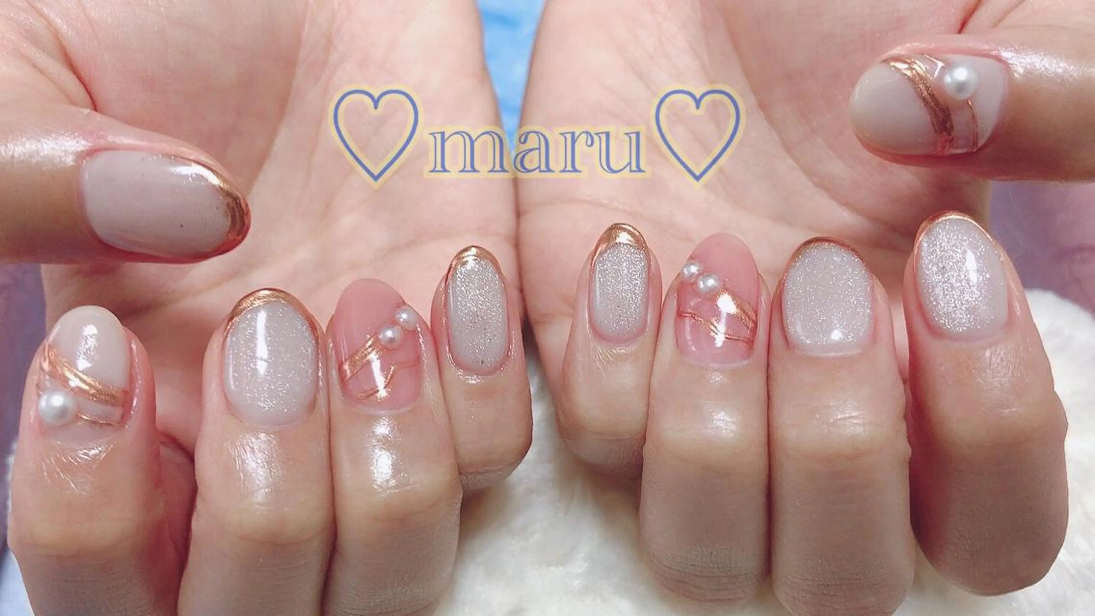 ネイル ハンドネイル フットネイル まるみ ♡のネイルデザイン