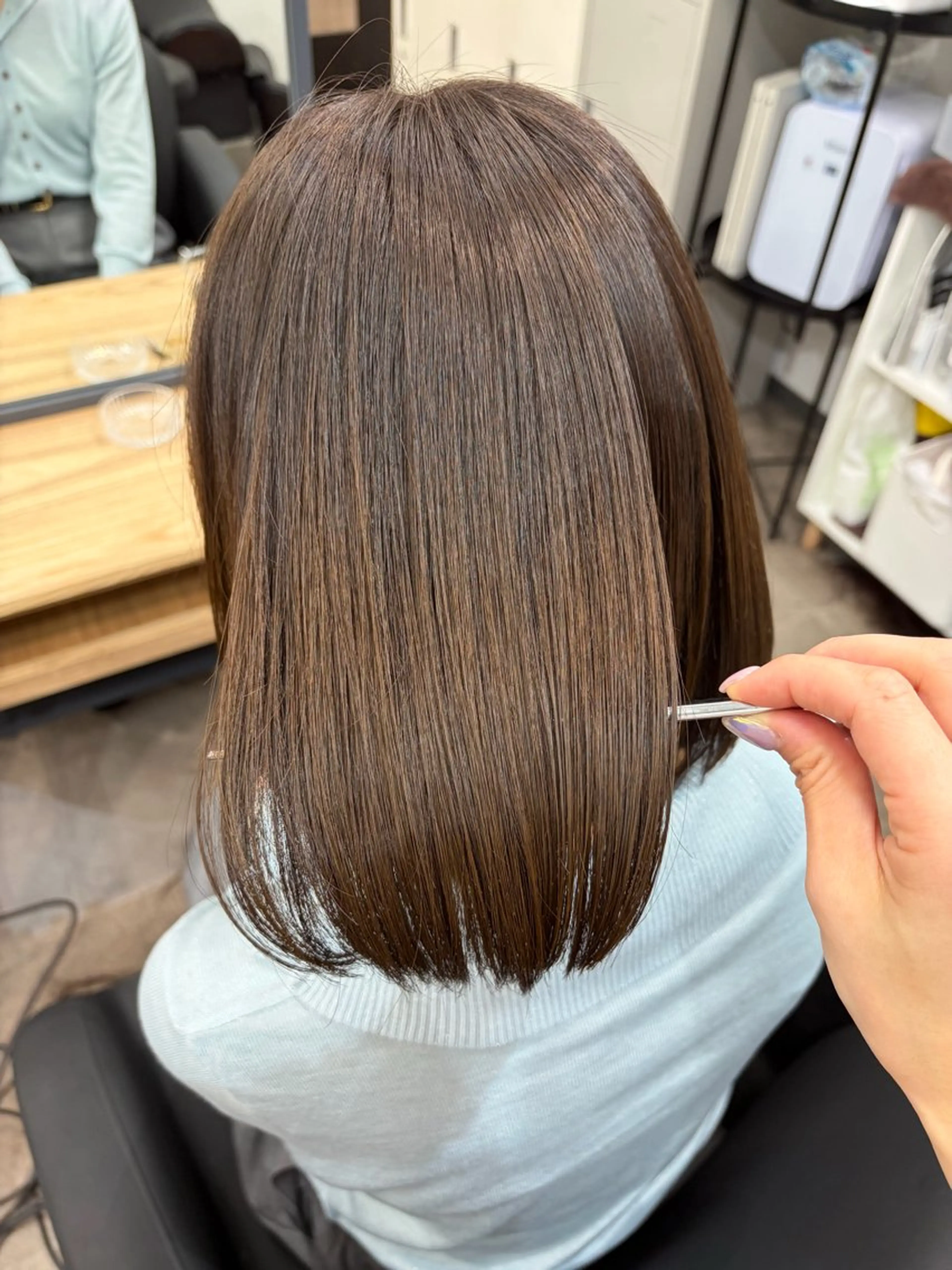 【🦋さらさら髪に💙】カット＋カラー＋ULTOWAトリートメント🐬の写真