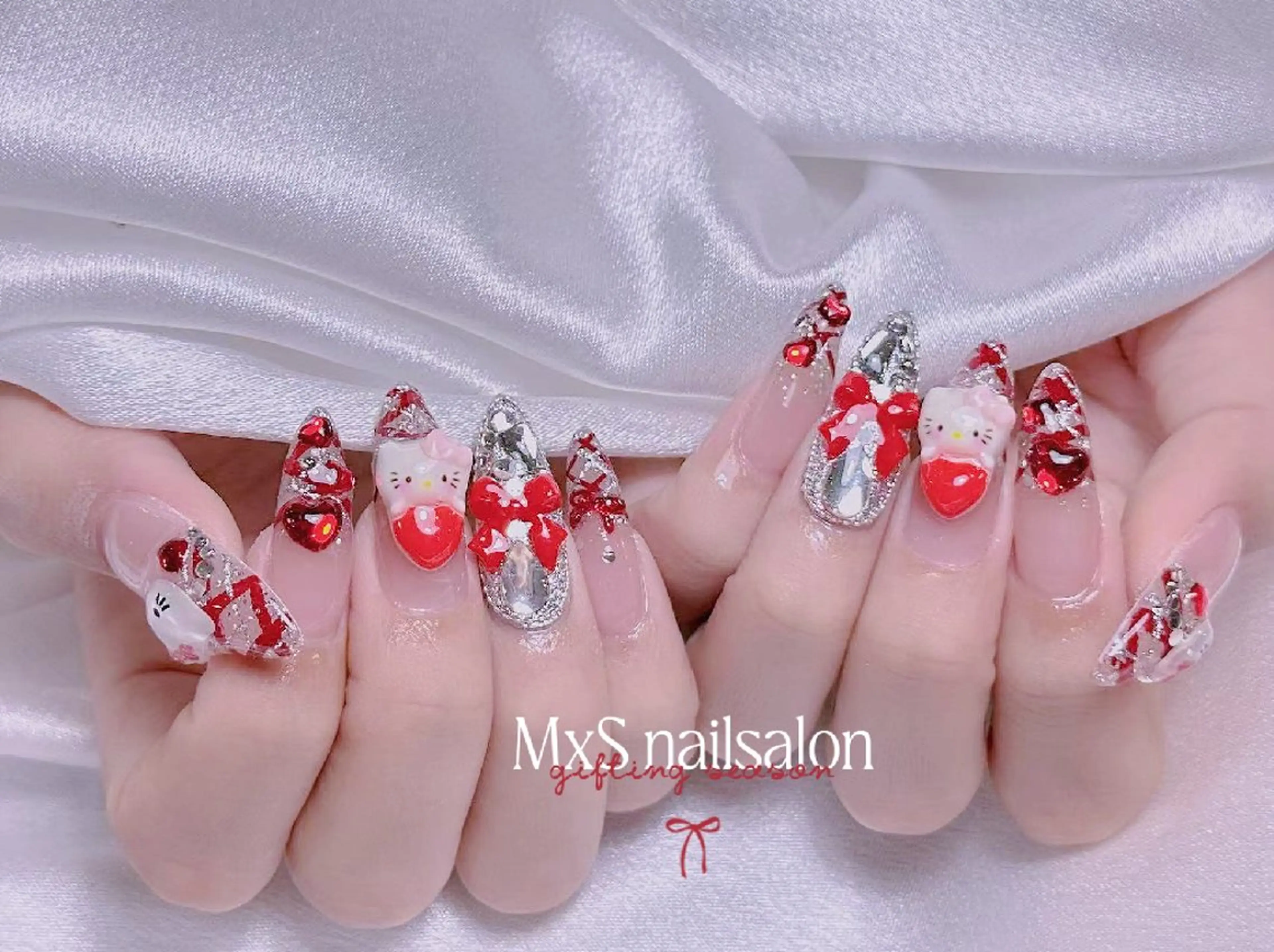 ネイル ハンドネイル MxS Nail 【長さだし/フィルイン/マグネット/ワンホンネイル/韓国ネイル/パラジェル】所属・M×S Nail みなのネイルデザイン
