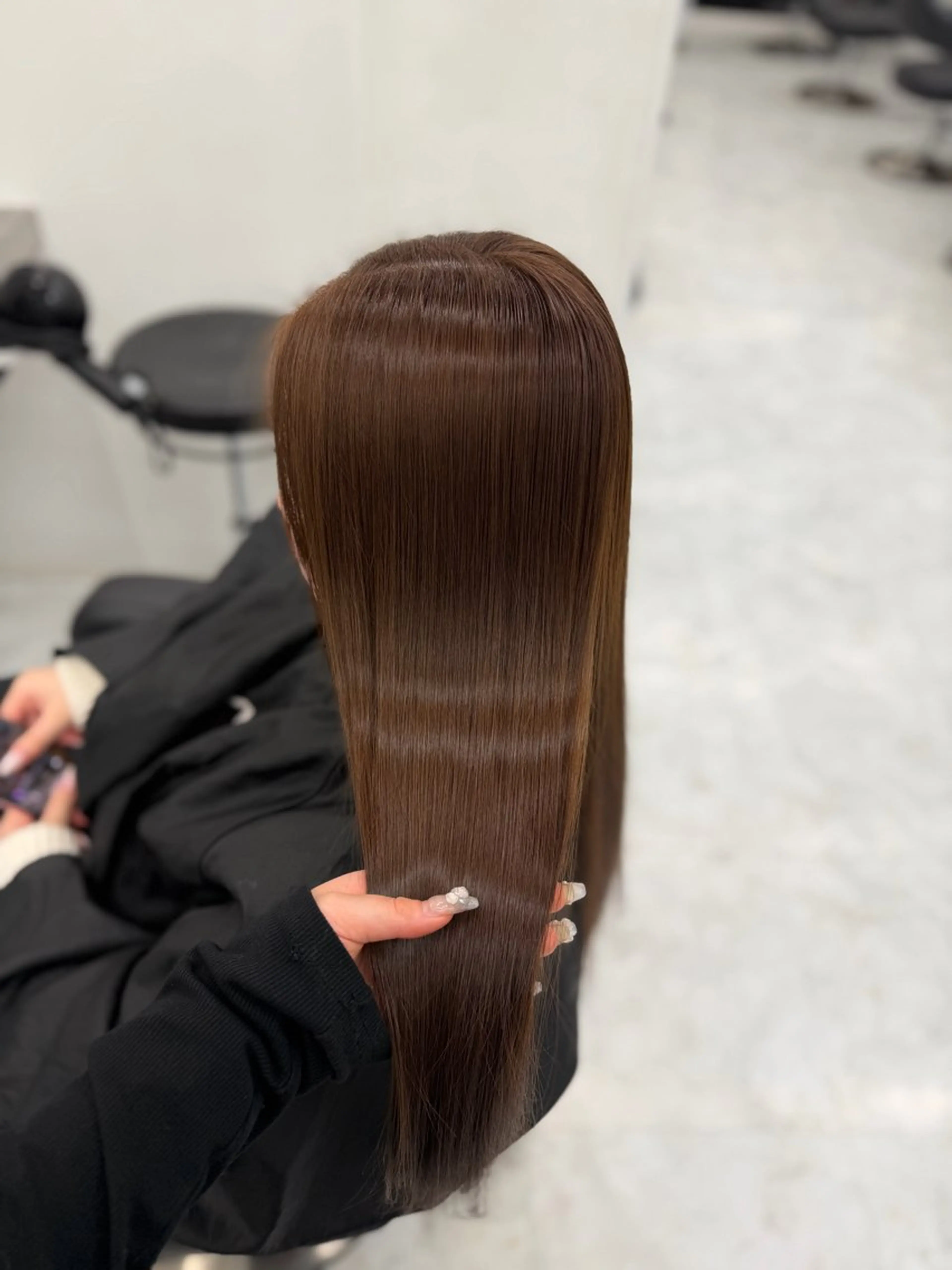 カラー ヘアカラー 透ける透明感カラー 🤍anju🎀のヘアスタイル