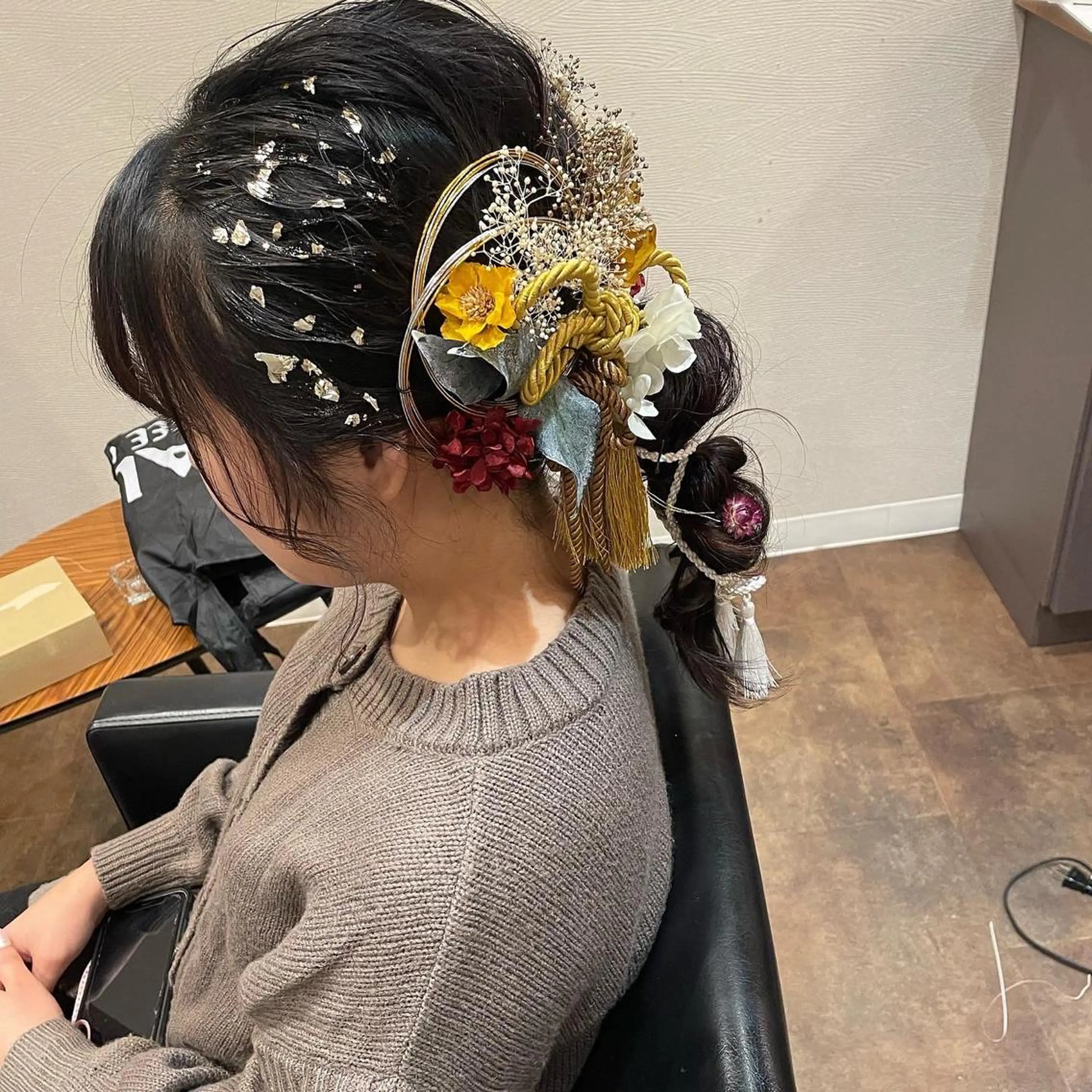 ミディアム ヘアアレンジ ヘアセット 北九州美容室 🕊️わかな✂︎のヘアスタイル