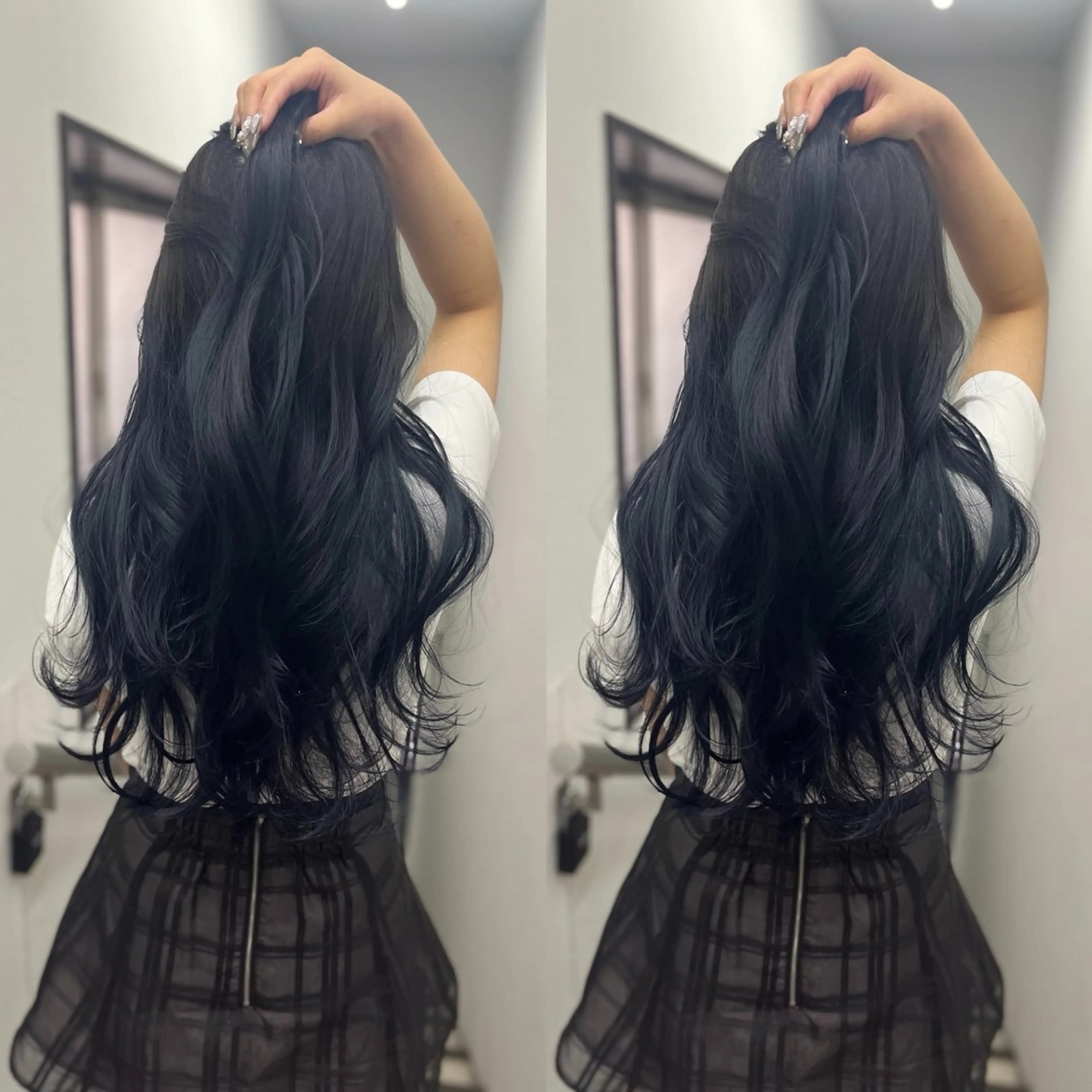 ロング カット ヘアカラー 💗レイヤーショート ボブ艶髪/竜也💗のヘアスタイル