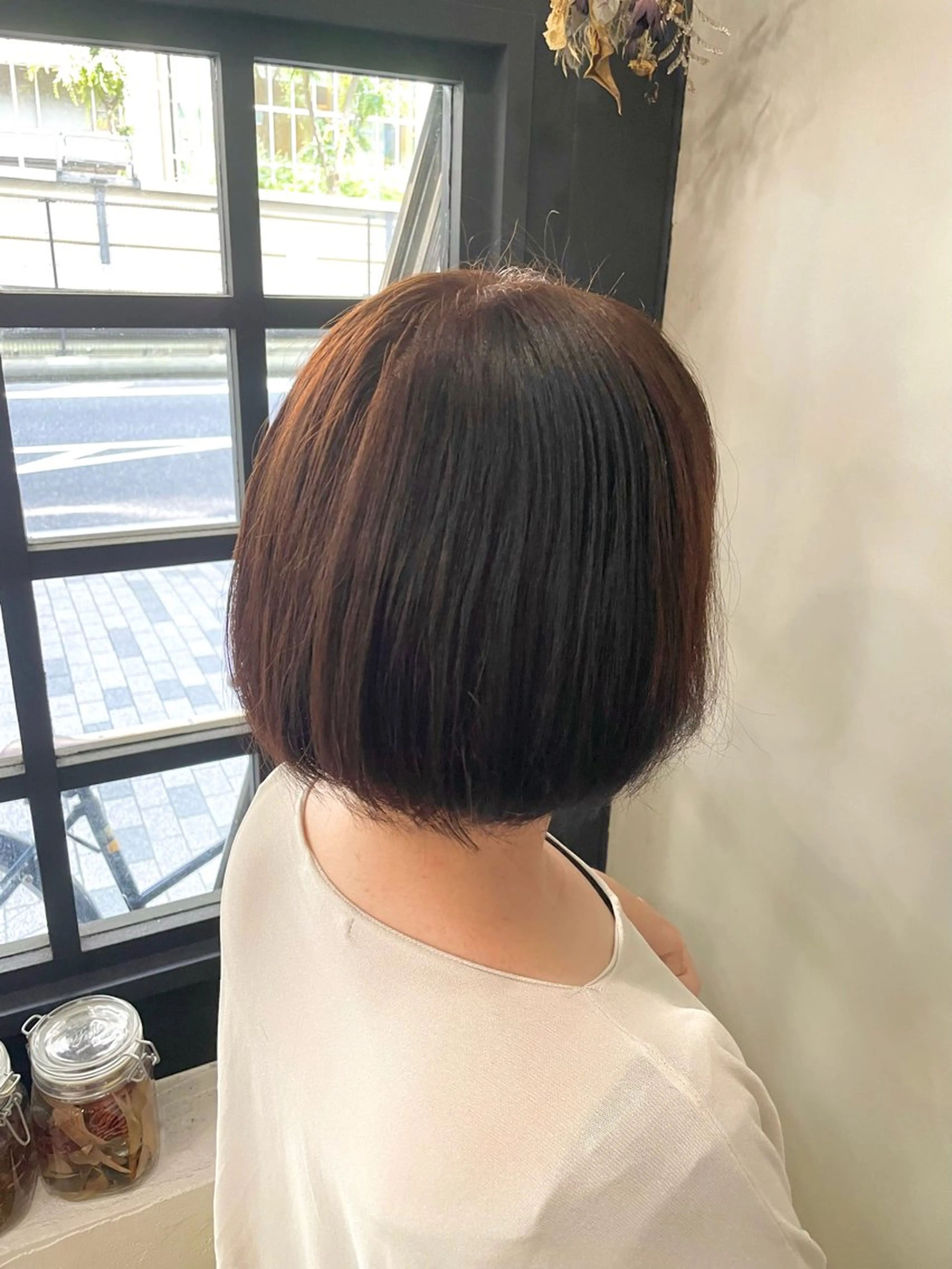 ショート カラー ブラウンカラー ヘアカラー ヘッドスパ ✨レディースカット モデル募集✨イブキのヘアスタイル