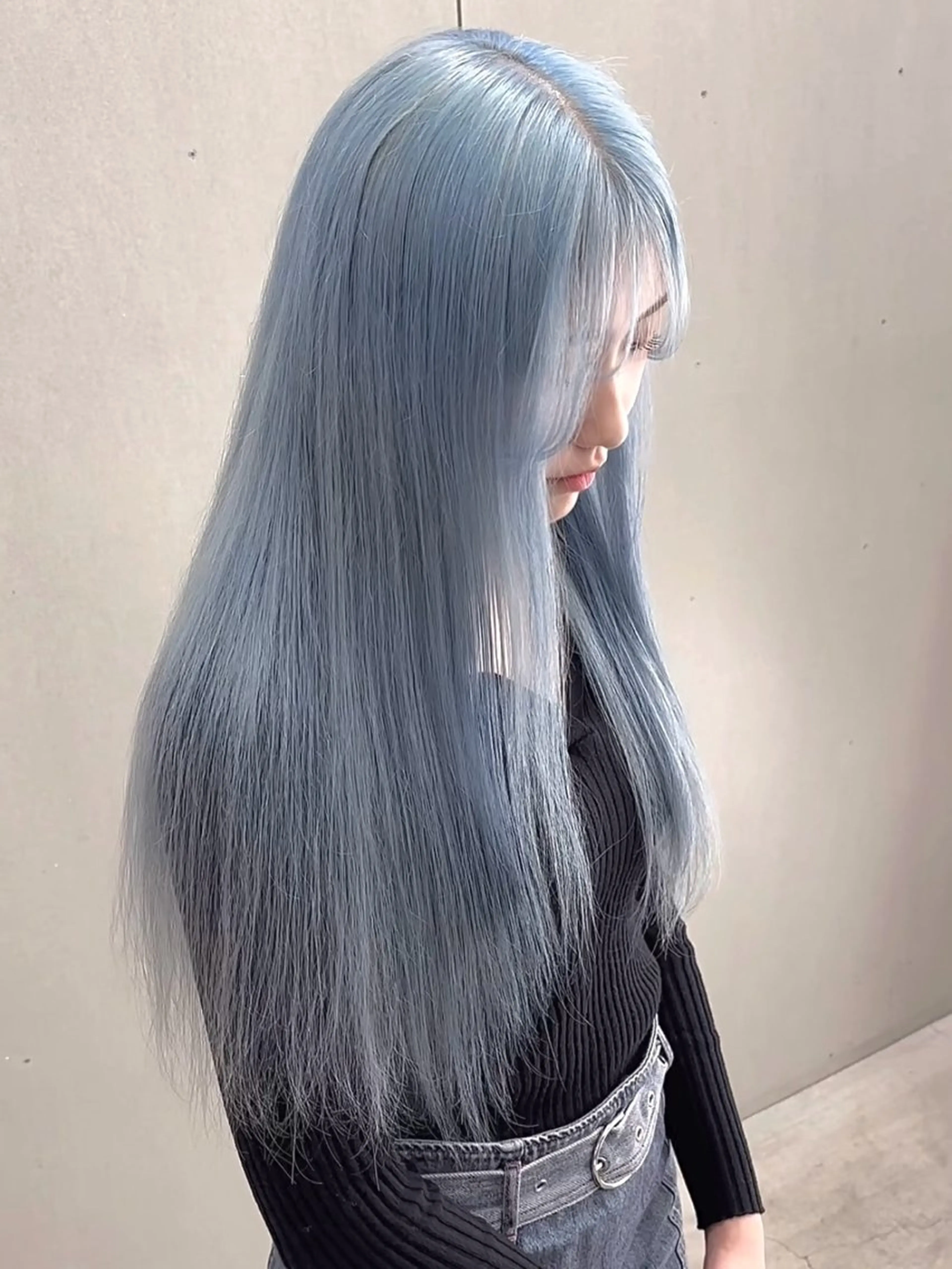 ロング カラー ブルーカラー 名古屋/レイヤー /RYOUICHI/のヘアスタイル