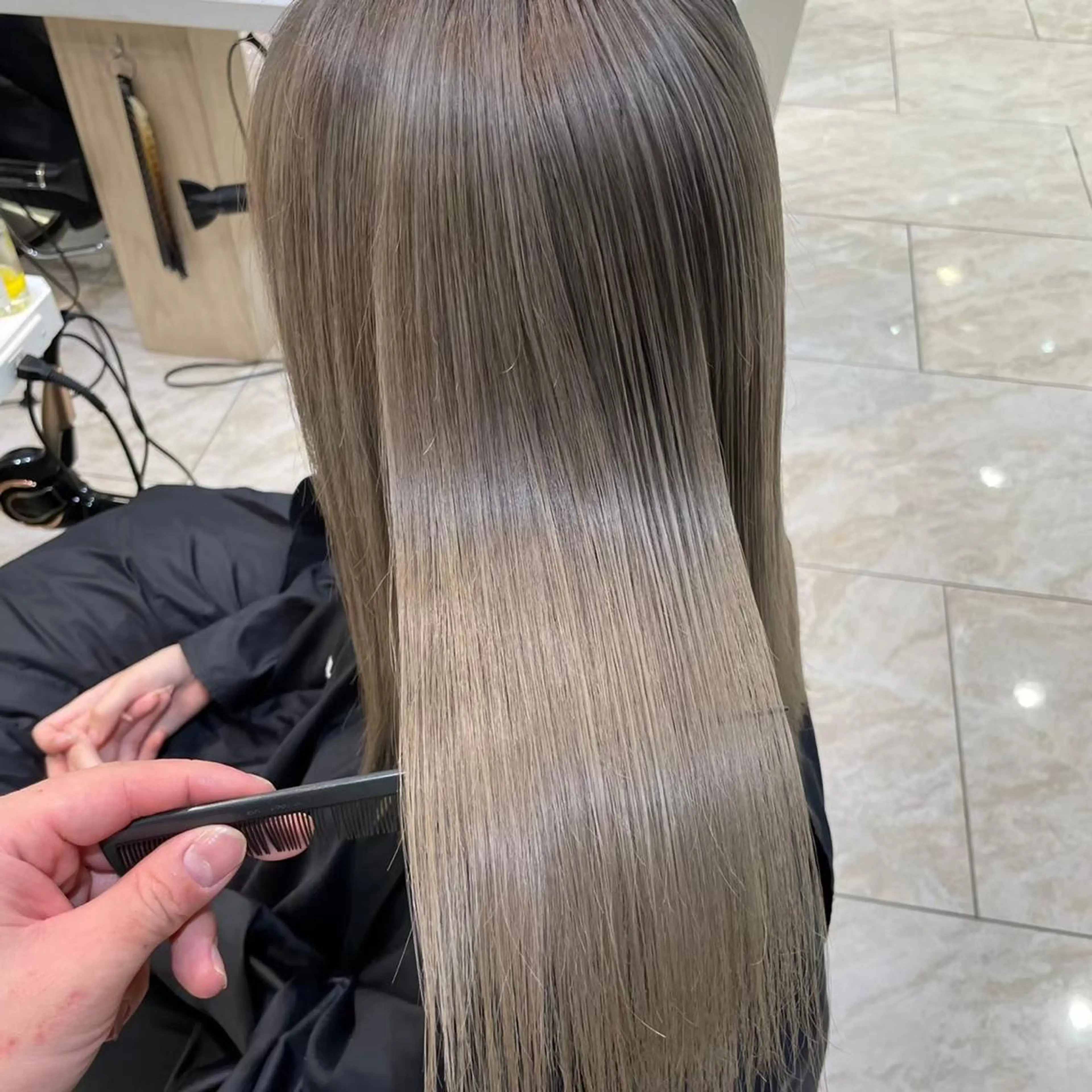 ロング カラー 波巻パーマ/毛流れ パーマ☘️りゅうせいのヘアスタイル