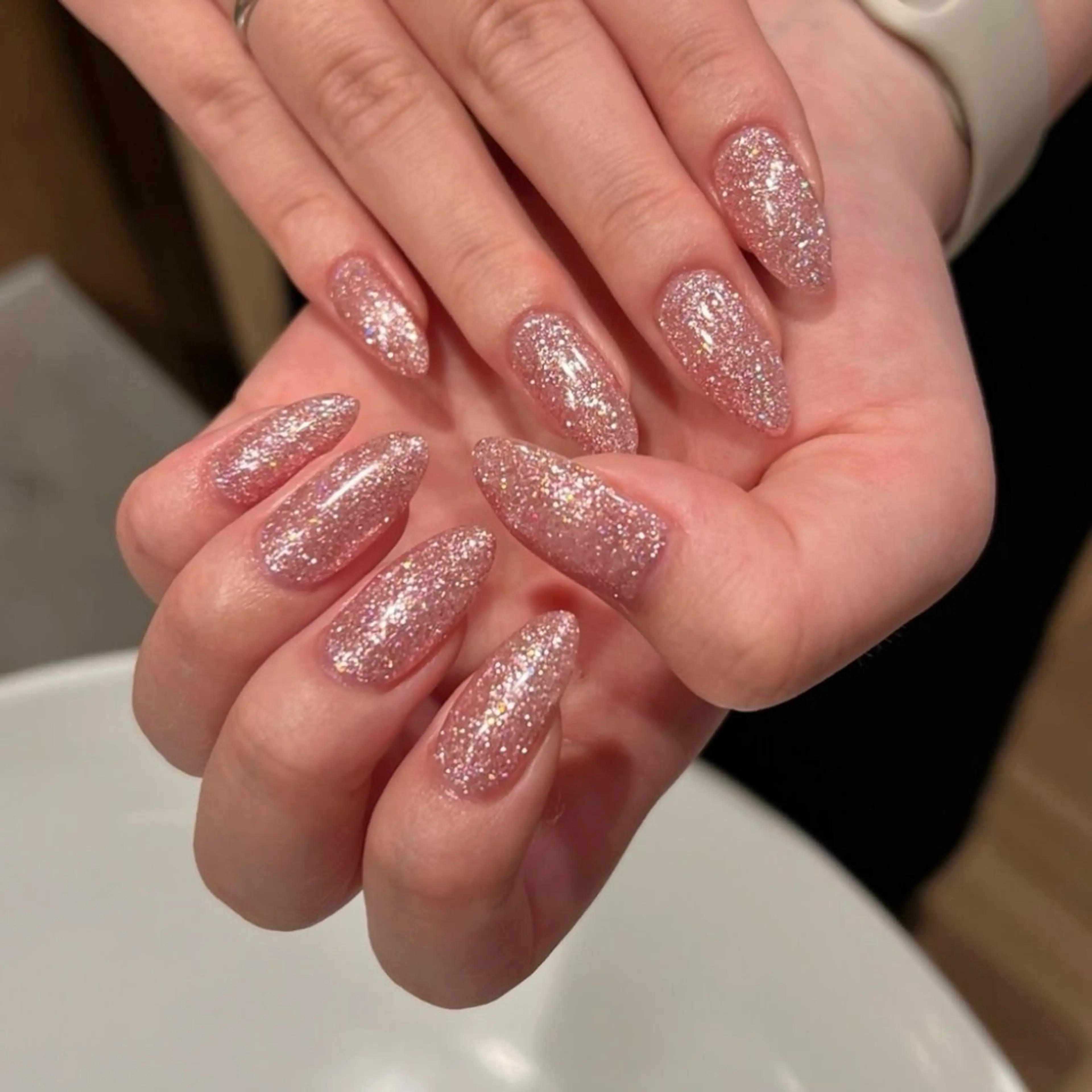 ネイル フラッシュネイル フットネイル ラメ(グリッター) LAVISH manaのネイルデザイン