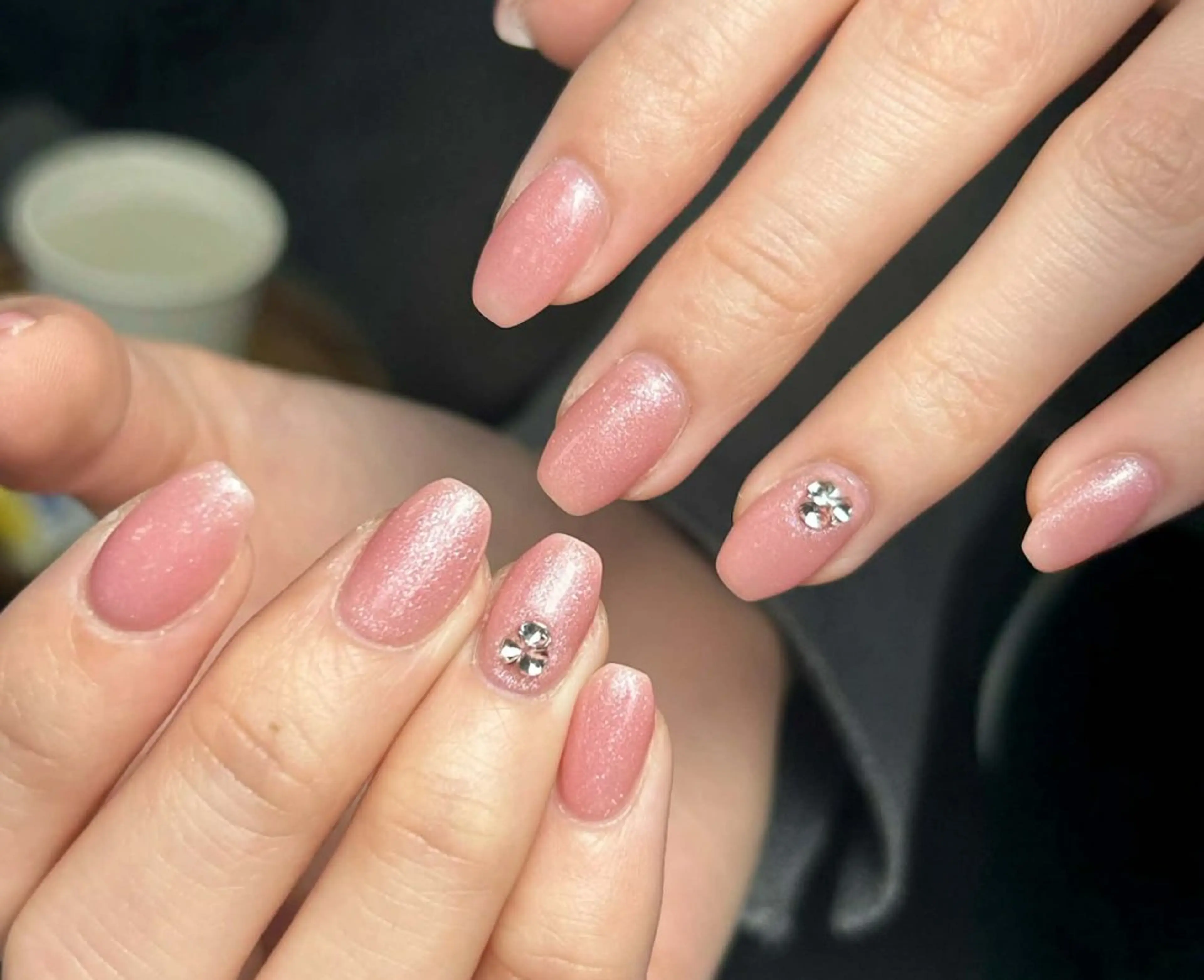 ネイル 韓国ネイル 持ち込み ニュアンスネイル ネイルチップ ハンドネイル Tini ANA.CHUOのネイルデザイン